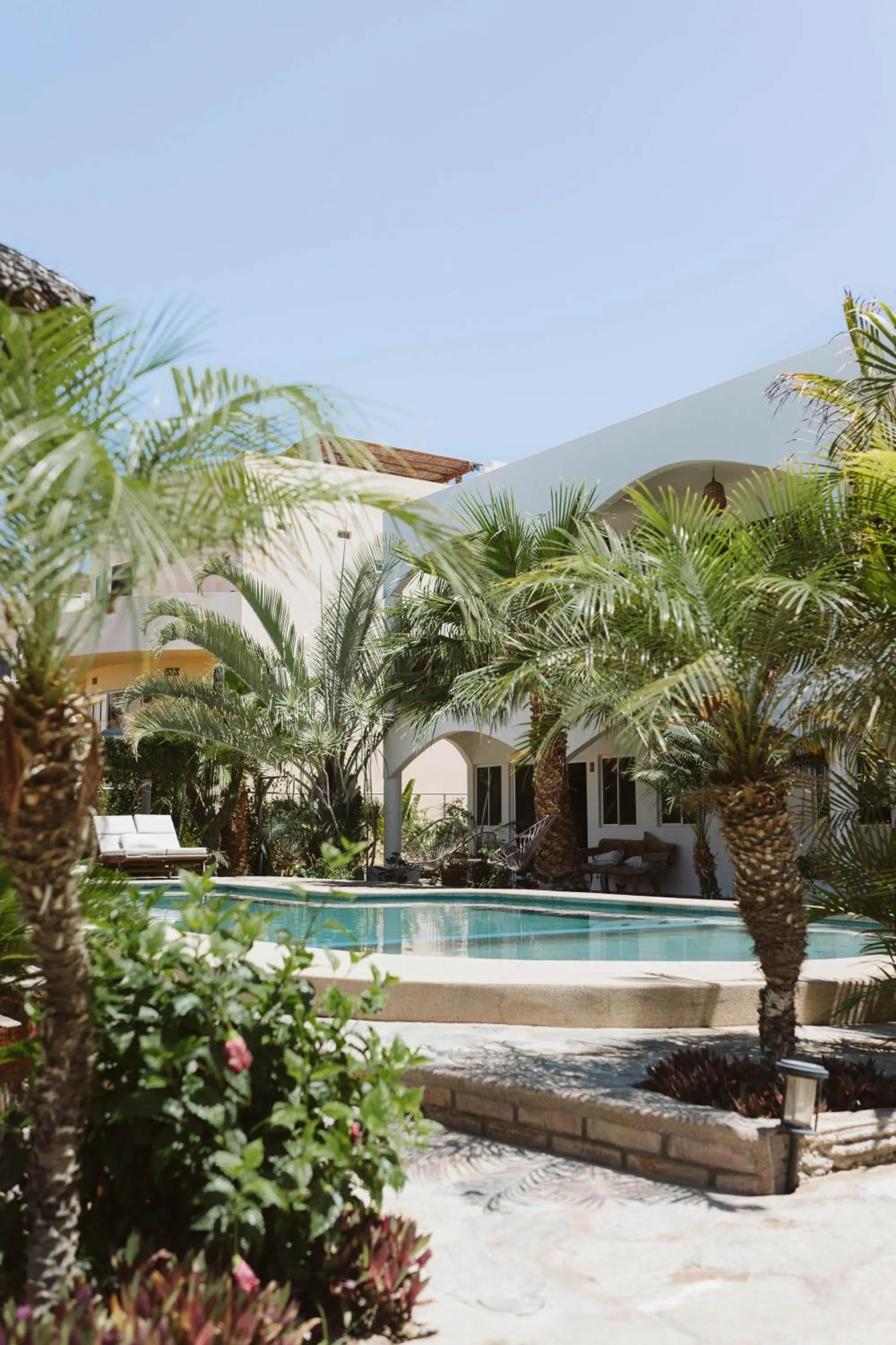 Garden view in Olas de Cerritos