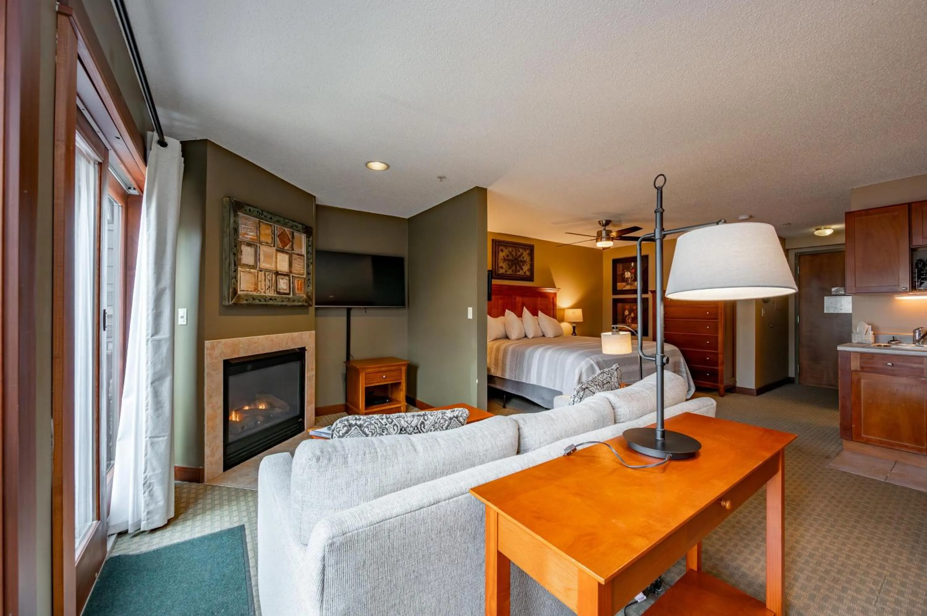 Bed in A125 Studio Lake View