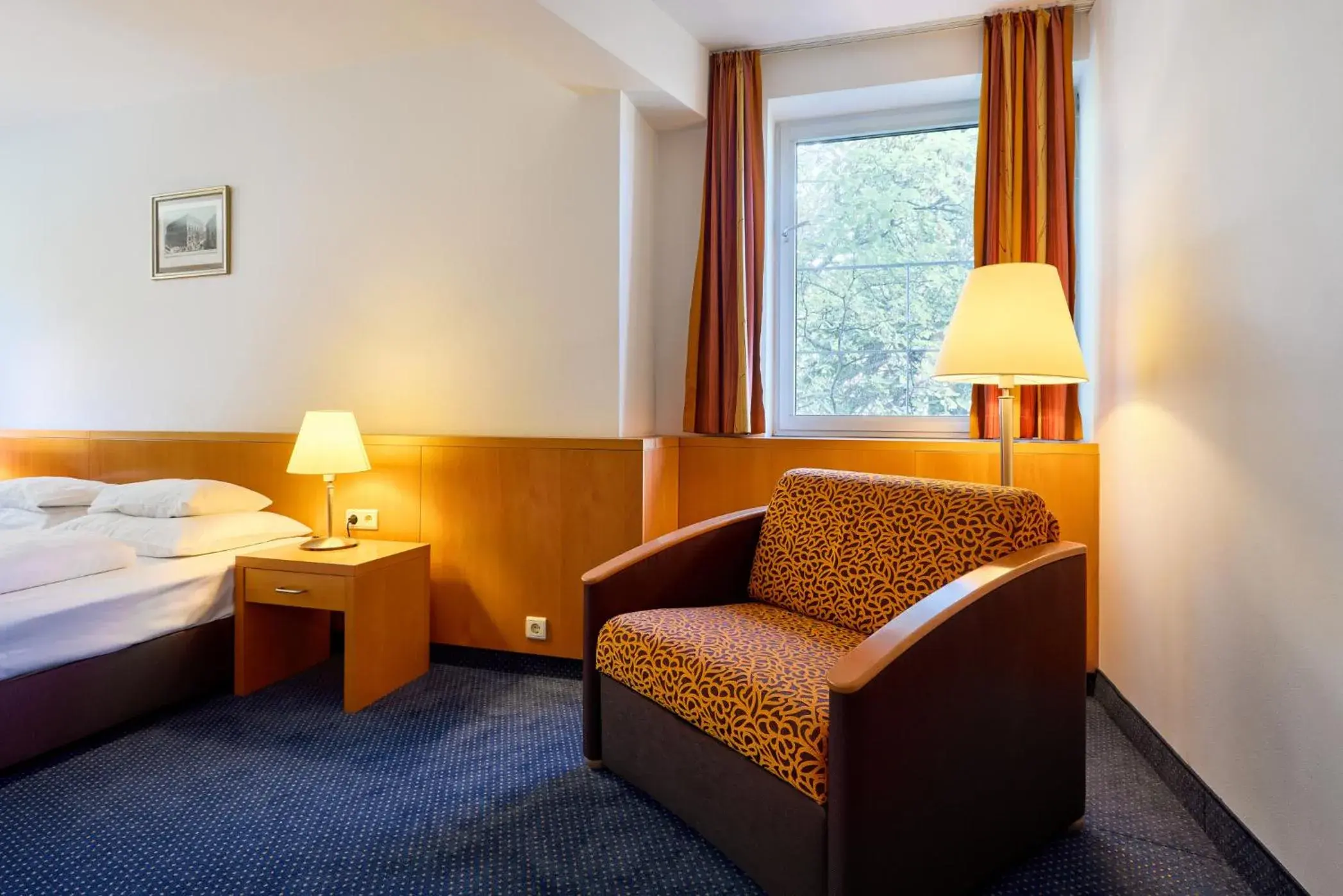 Bedroom, Bed in Hotel Strudlhof Vienna Bedroom, Bed in Hotel Strudlhof Vienna