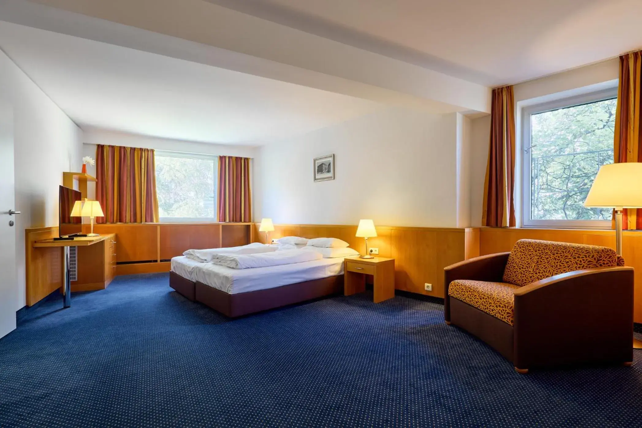 Bedroom, Bed in Hotel Strudlhof Vienna Bedroom, Bed in Hotel Strudlhof Vienna