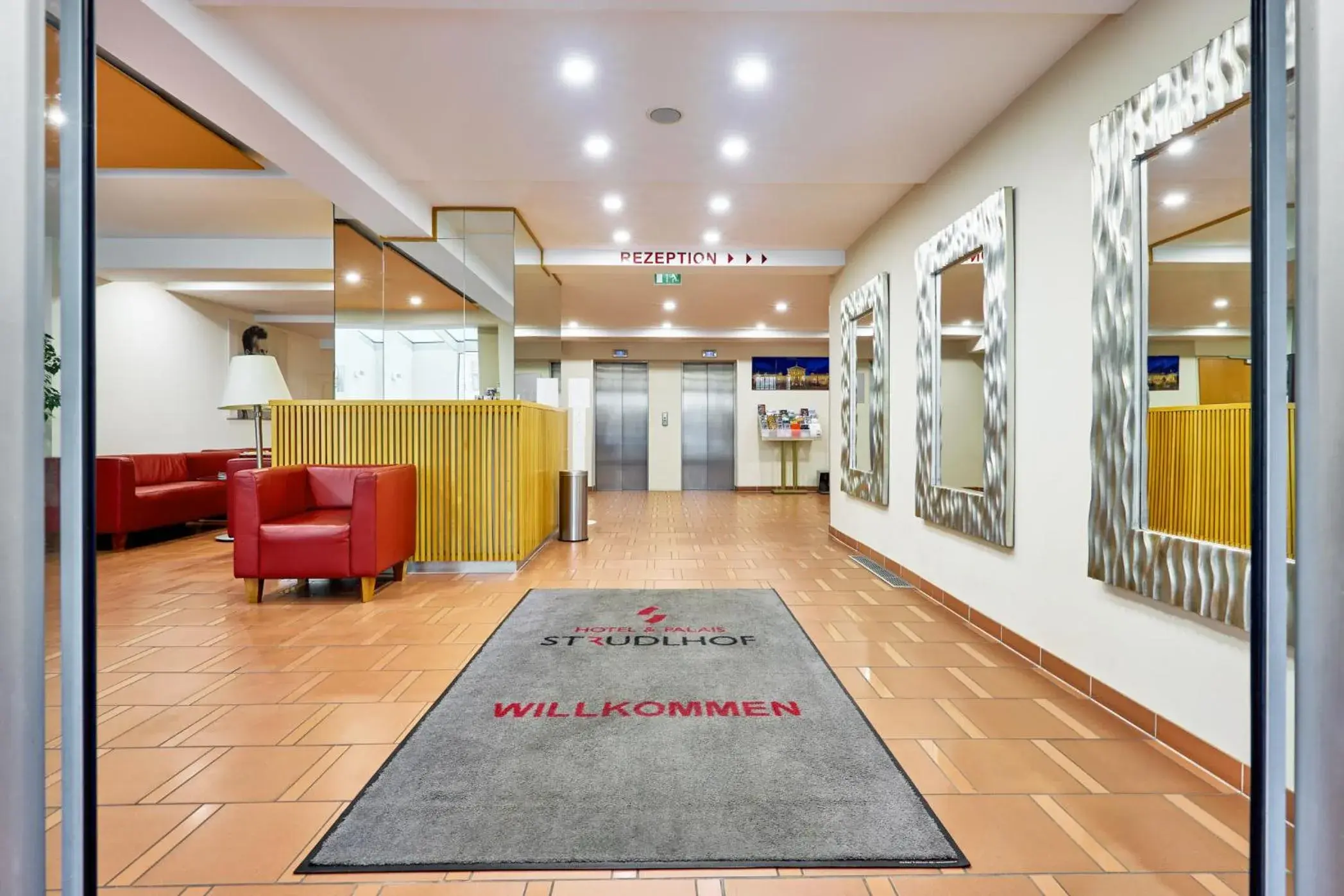 Lobby or reception in Hotel Strudlhof Vienna Lobby or reception in Hotel Strudlhof Vienna