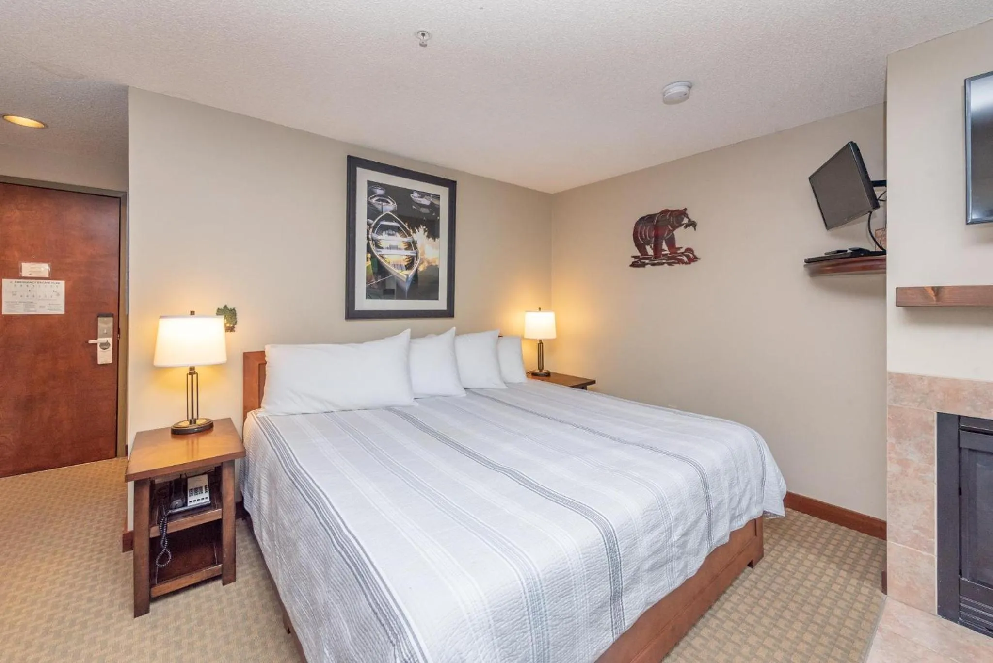 Bed in A213 Studio Lake View