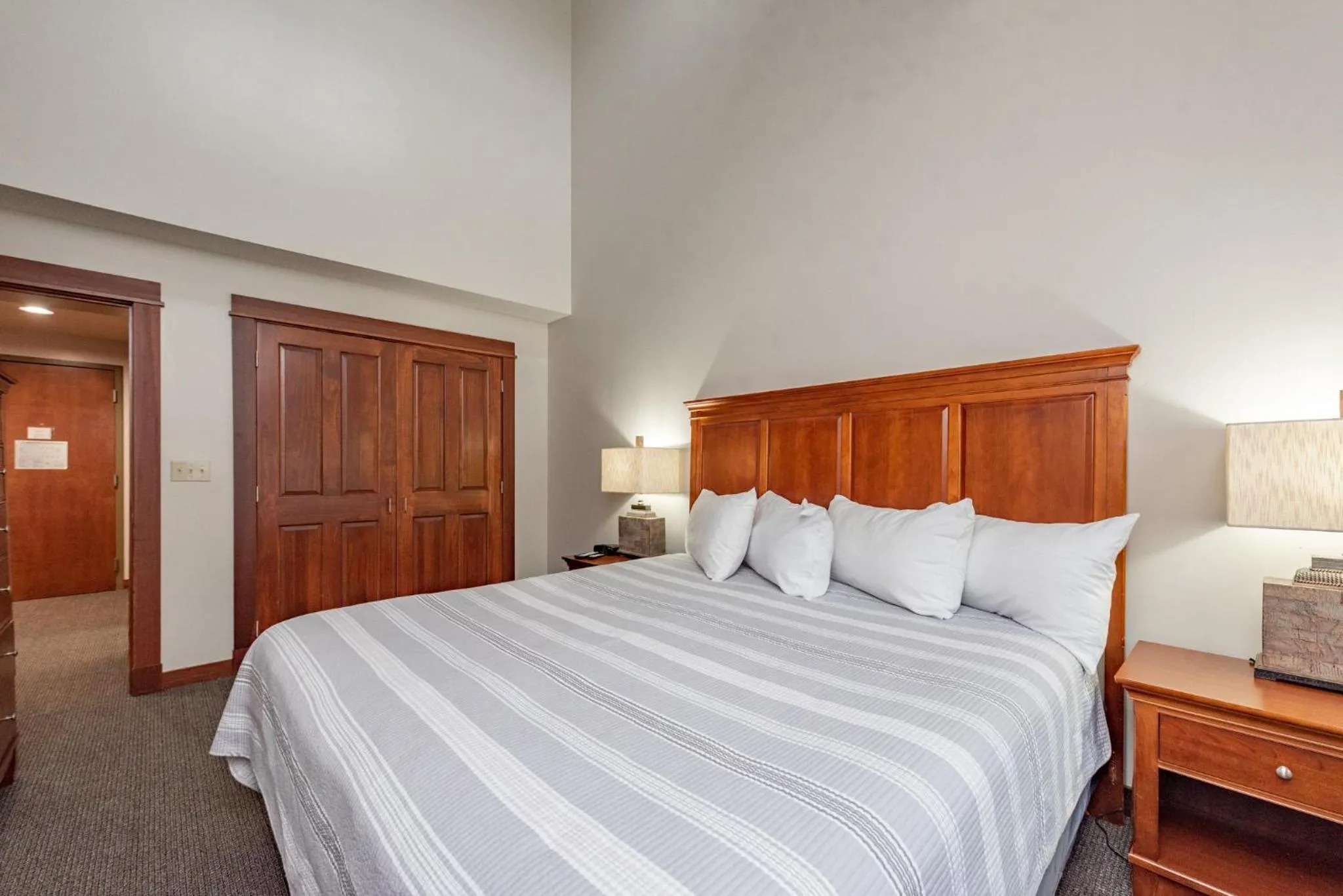 Bed in A312 One Bedroom & Loft Standard View