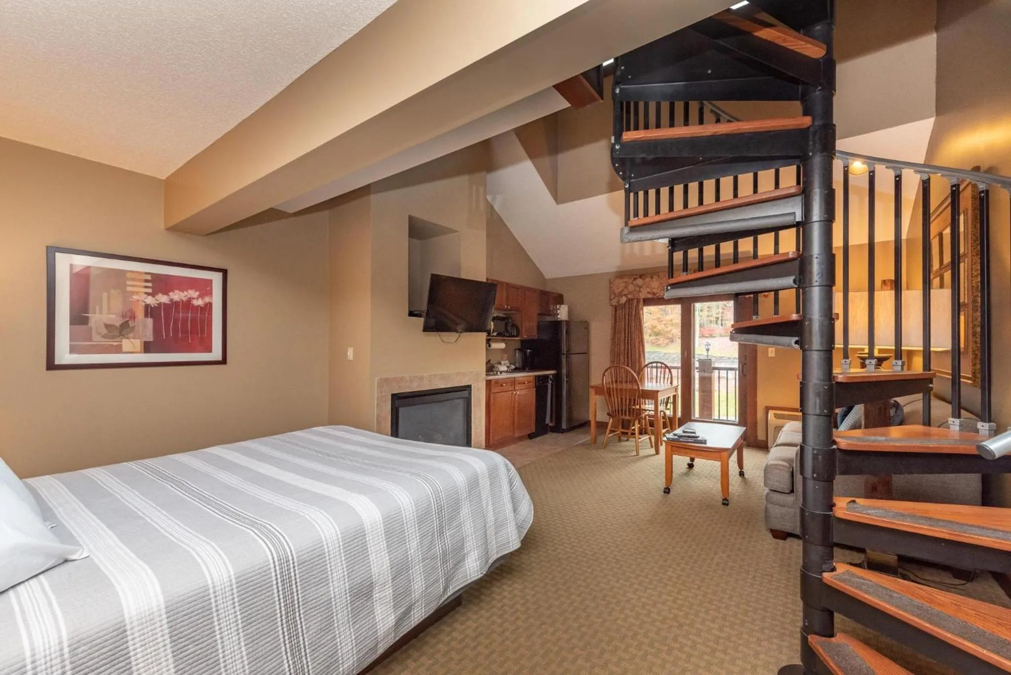 Bed in A316 Studio & Loft Standard View