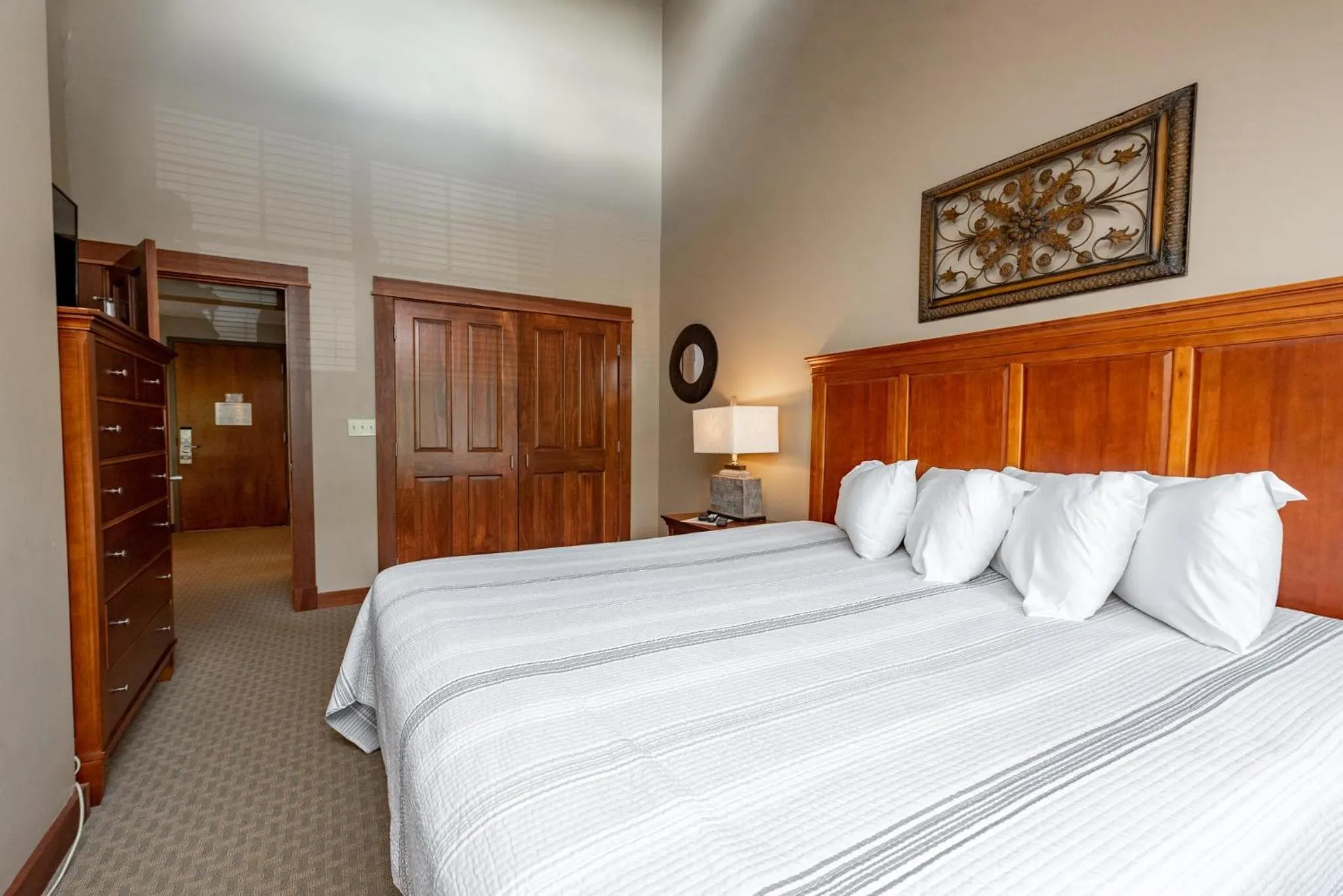 Bed in A318 One Bedroom & Loft Standard View