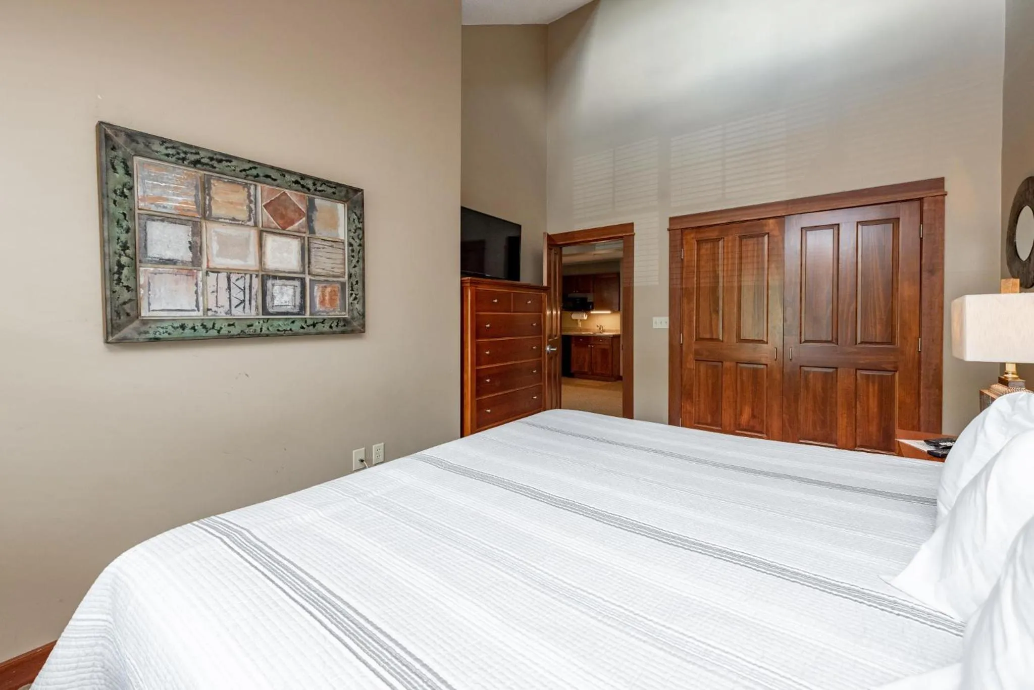 Bed in A318 One Bedroom & Loft Standard View