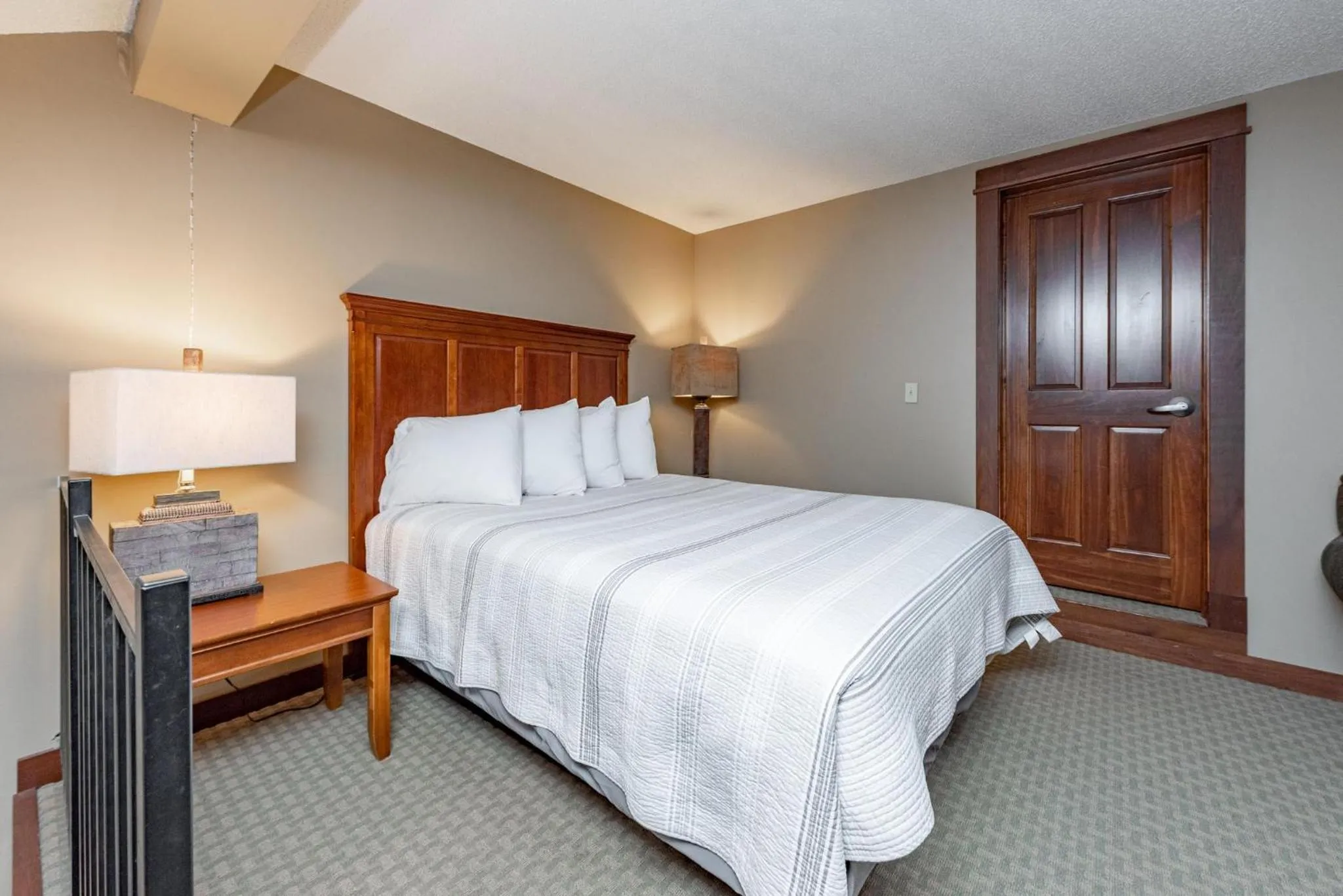 Bed in A318 One Bedroom & Loft Standard View