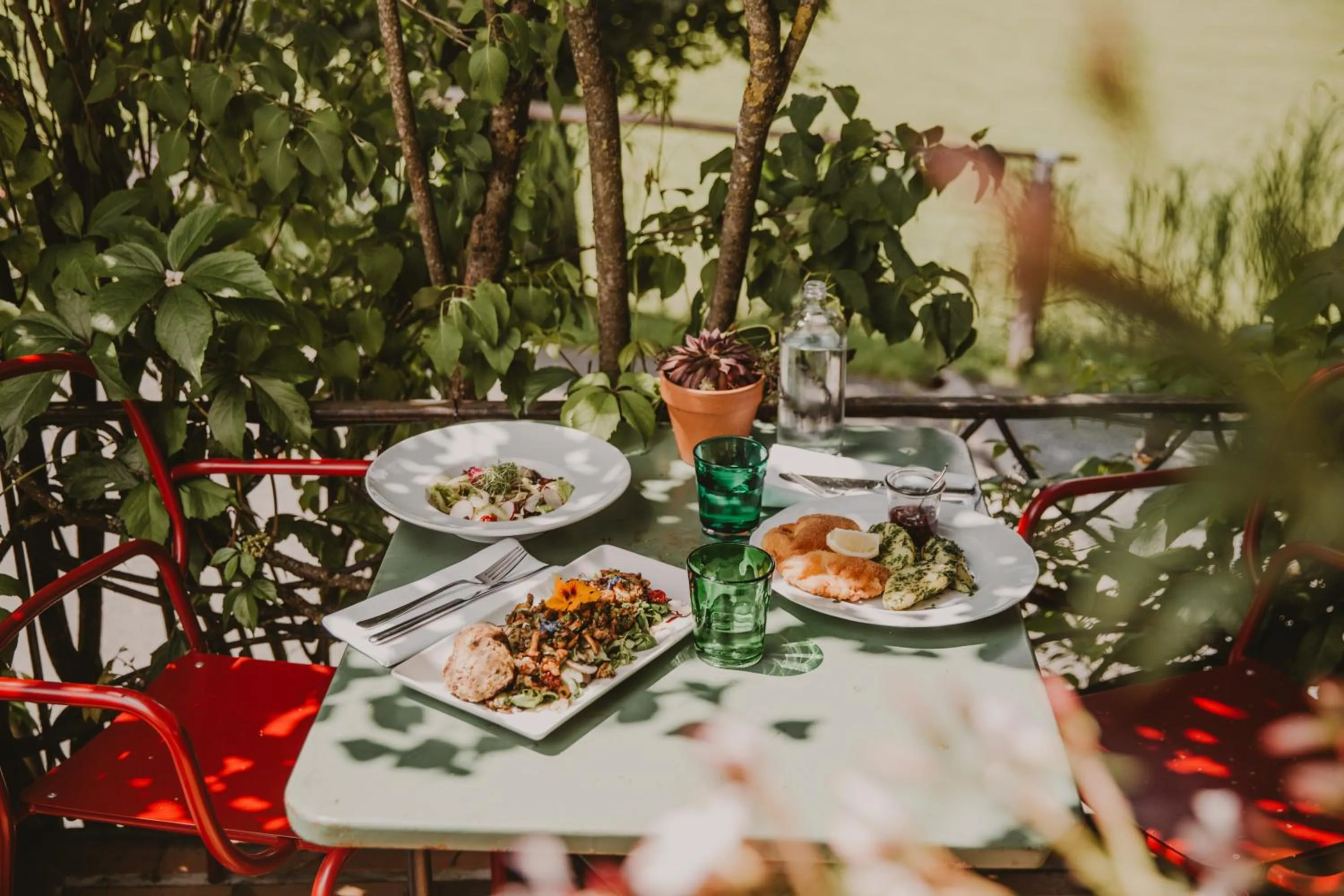 Restaurant/places to eat in SEEBICHL haus am see Designhotel Kitzbühel