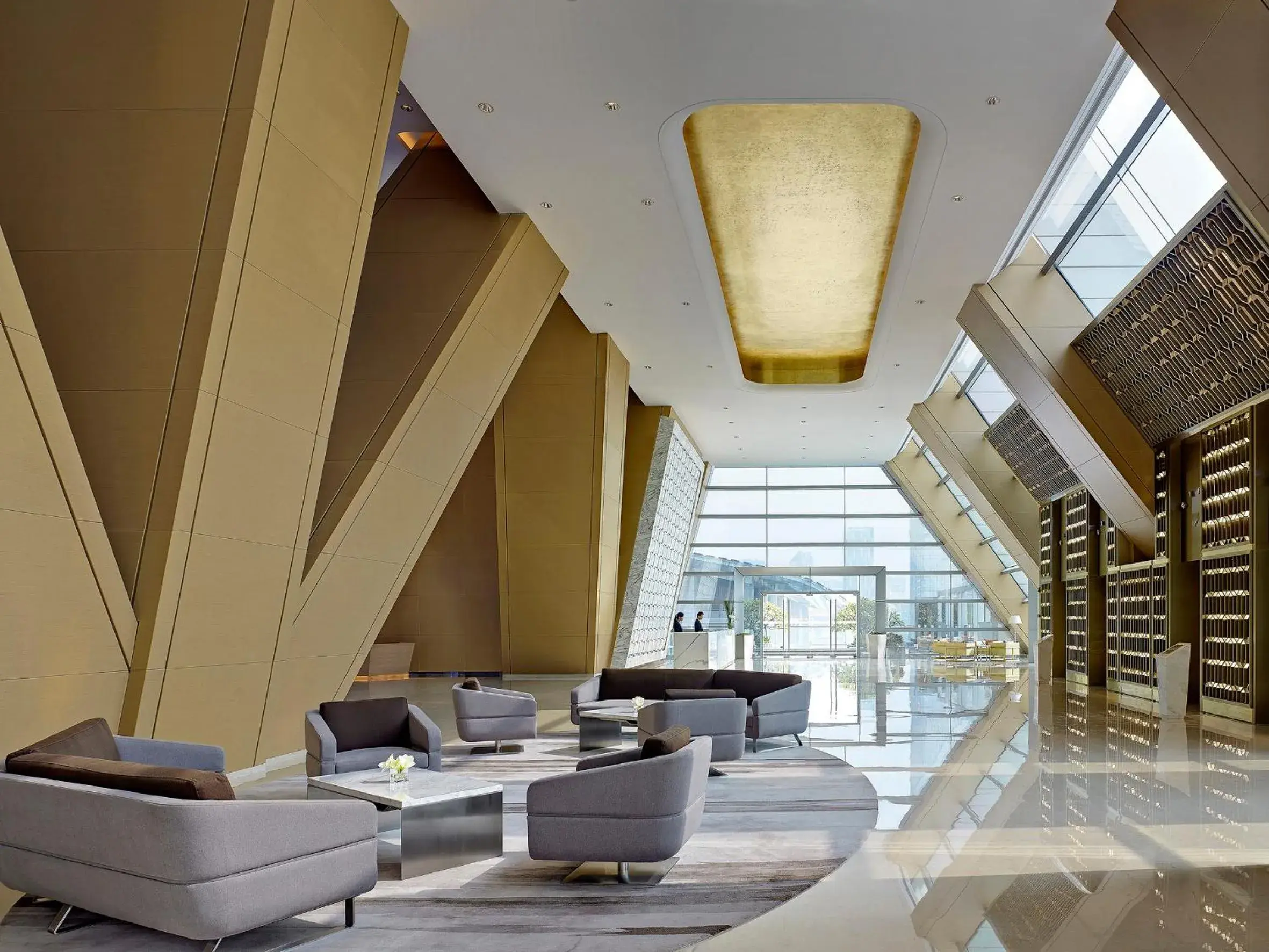 Lobby or reception in Langham Place Guangzhou Lobby or reception in Langham Place Guangzhou