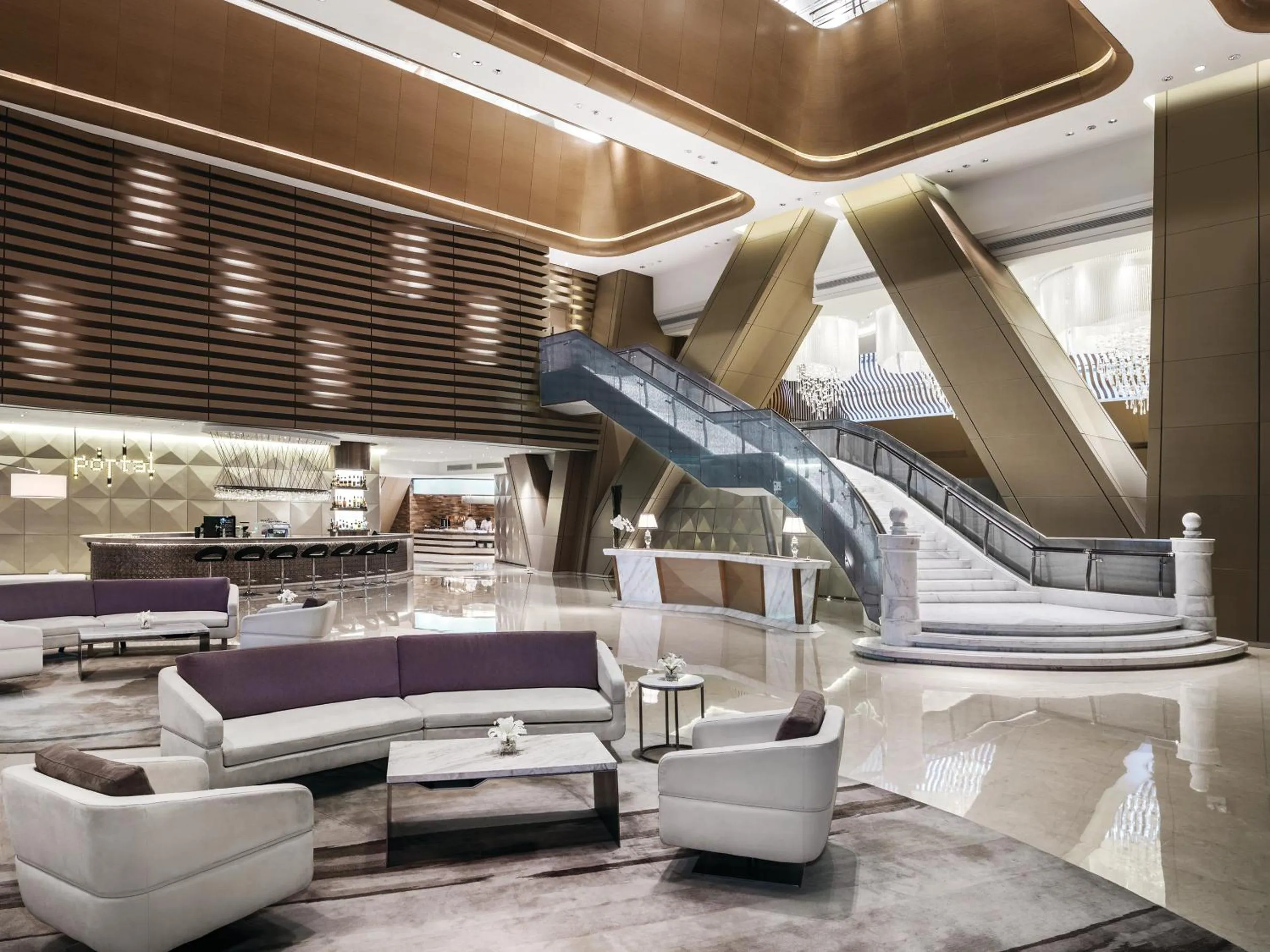 Lobby or reception in Langham Place Guangzhou