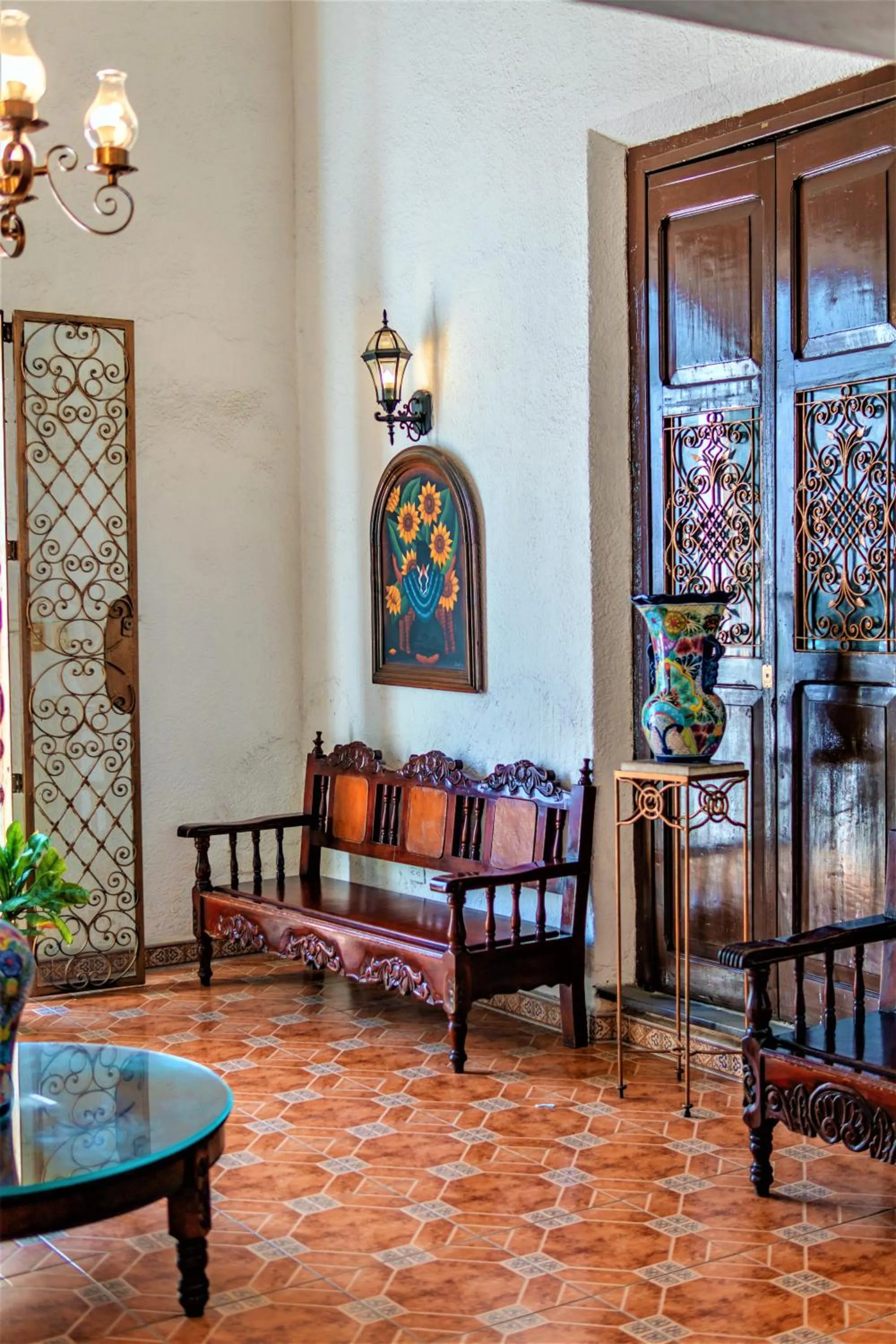 Seating area in Hotel Santa Lucía