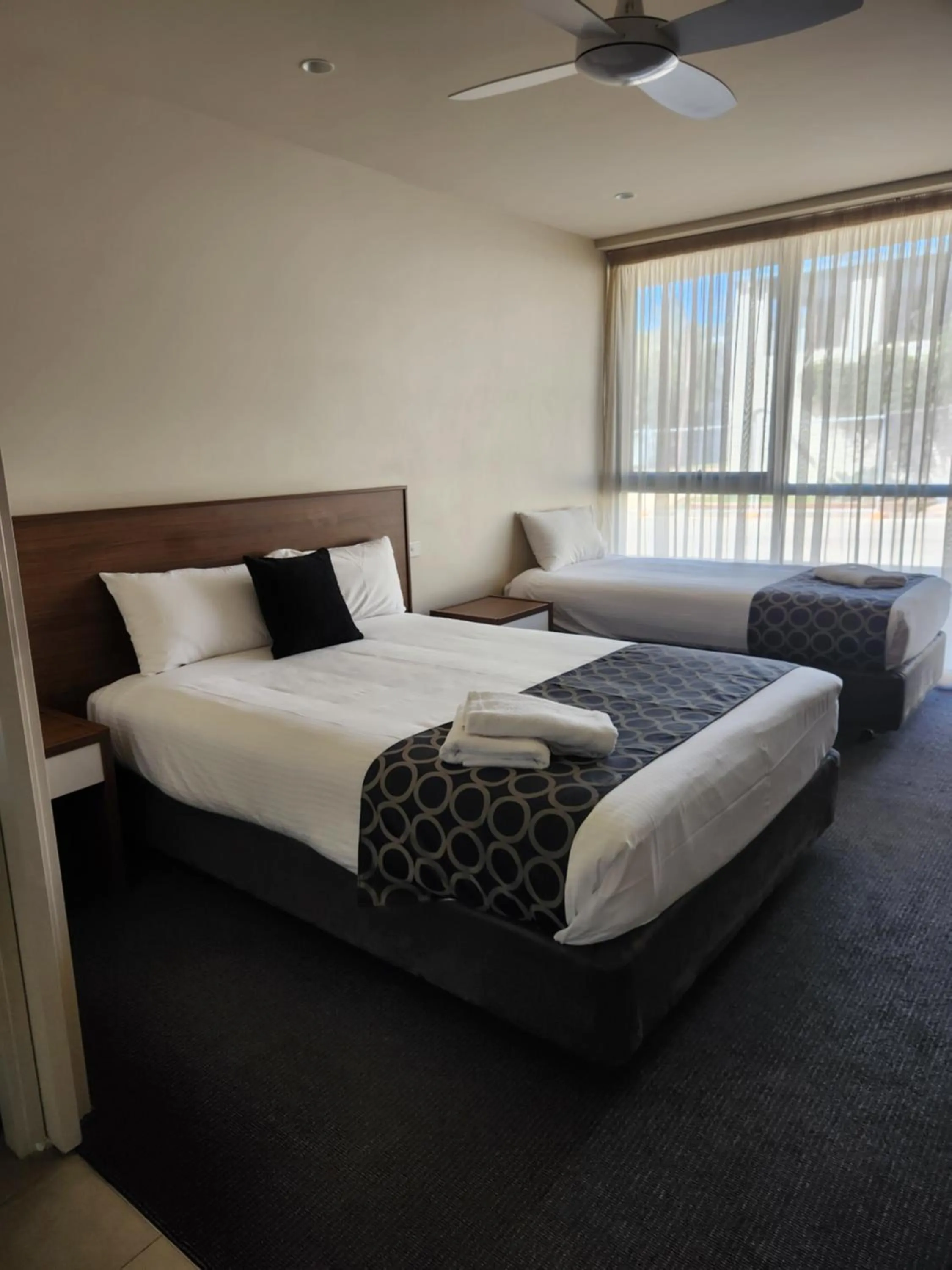 Bed in Jane Eliza Motor Inn