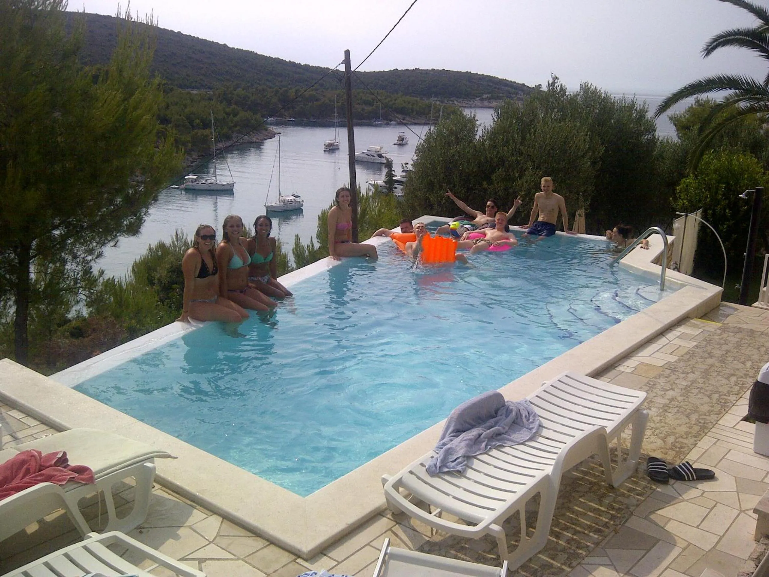 Bird's eye view in Apartments Villa Sonia & Teo Hvar