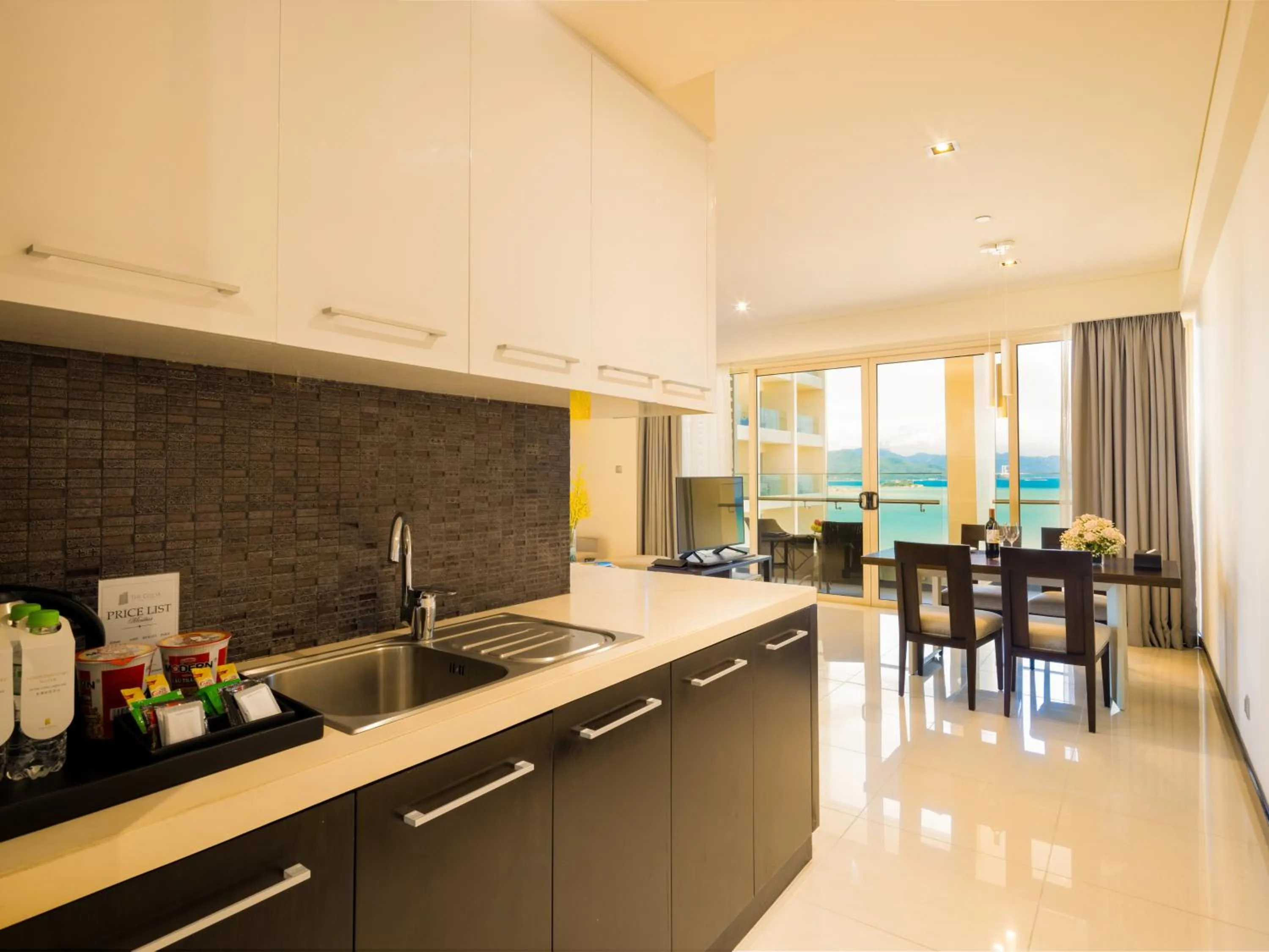Kitchen or kitchenette in The Costa Nha Trang Residences