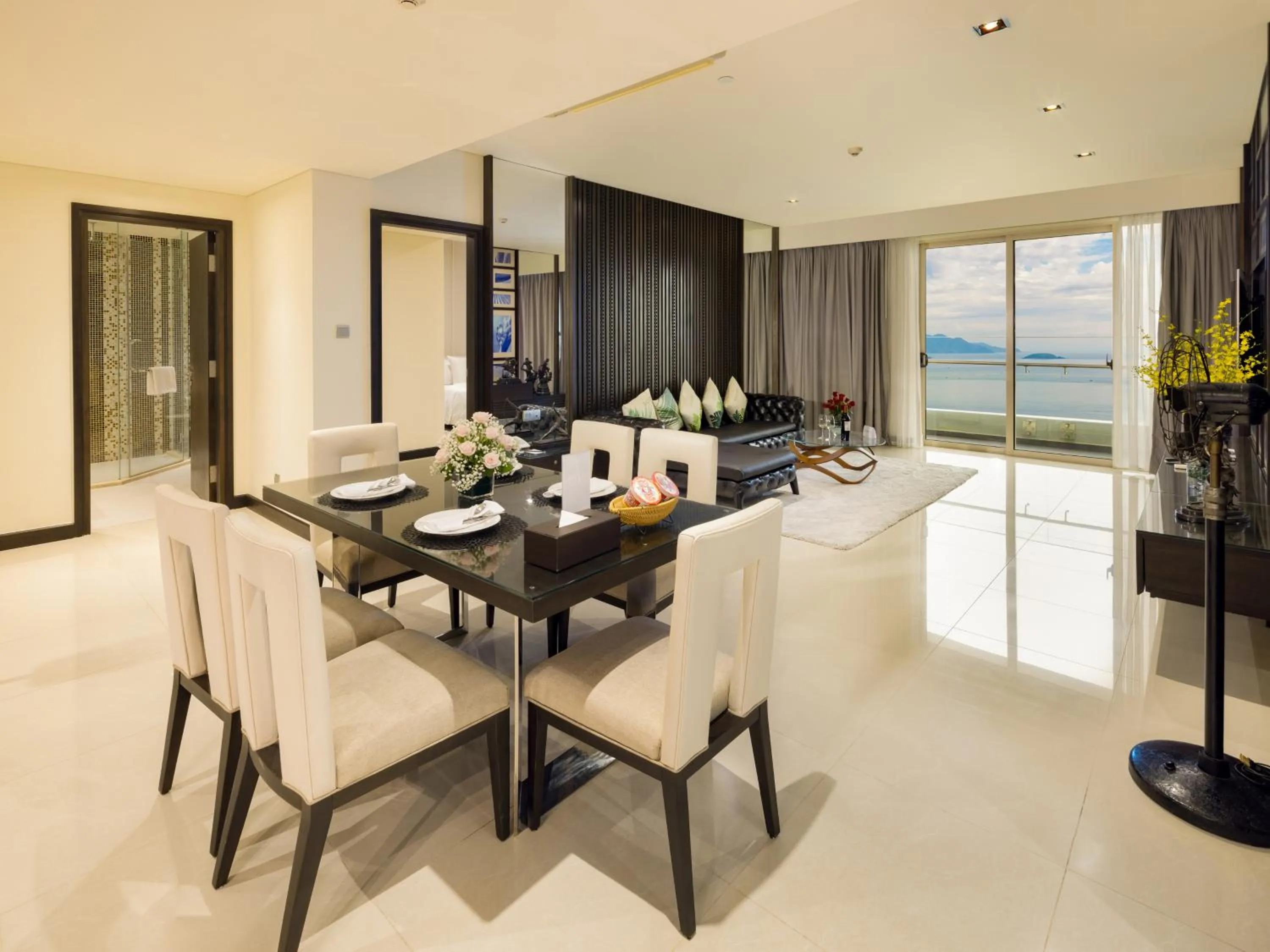 Living room in The Costa Nha Trang Residences