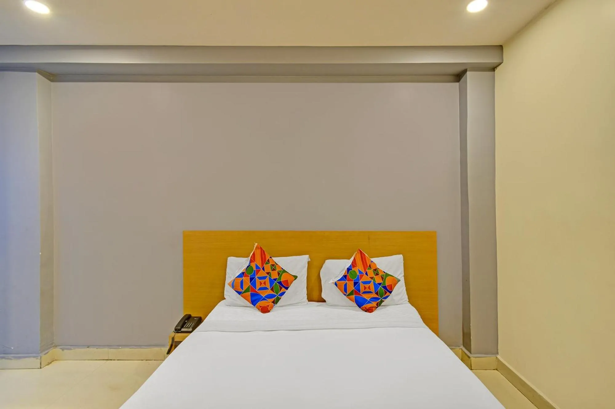 Bed in FabHotel White Ridge LB Nagar
