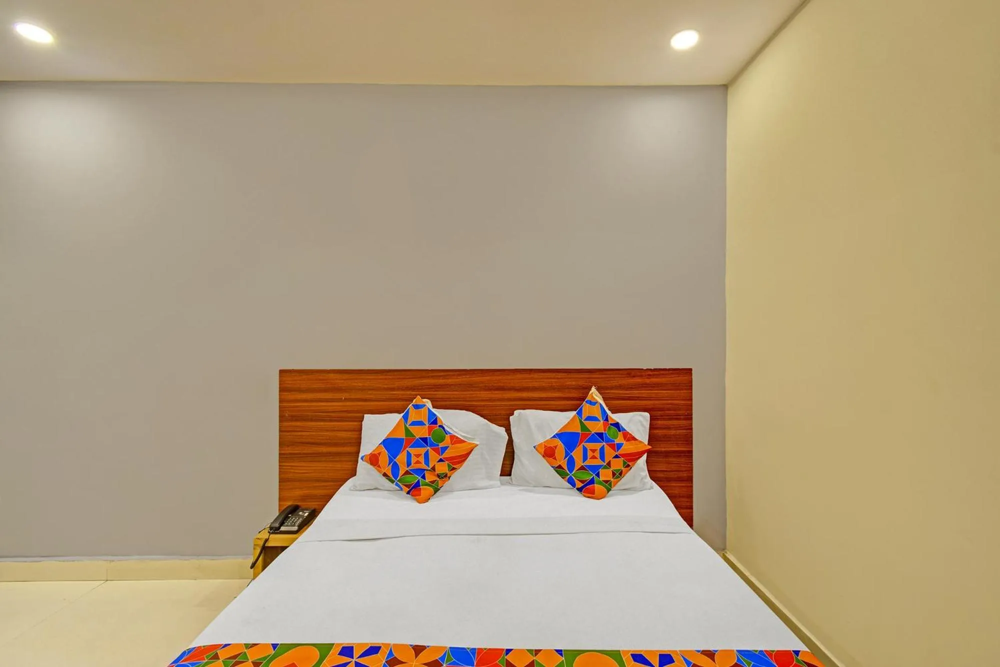 Bed in FabHotel White Ridge LB Nagar