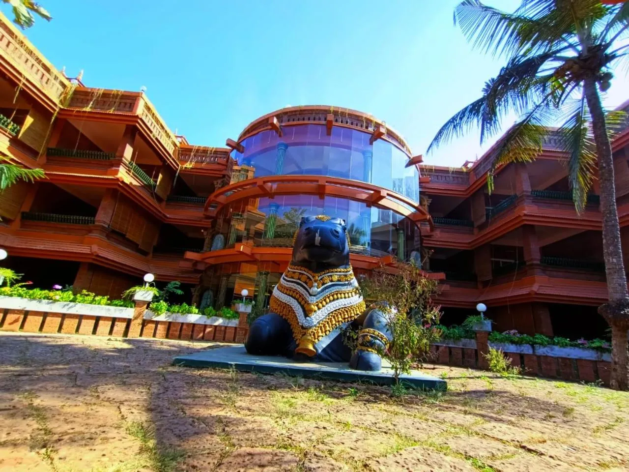 Property building in Krishna Beach Resort