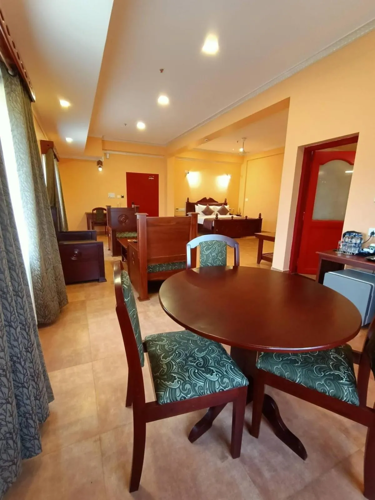 Living room in Krishna Beach Resort