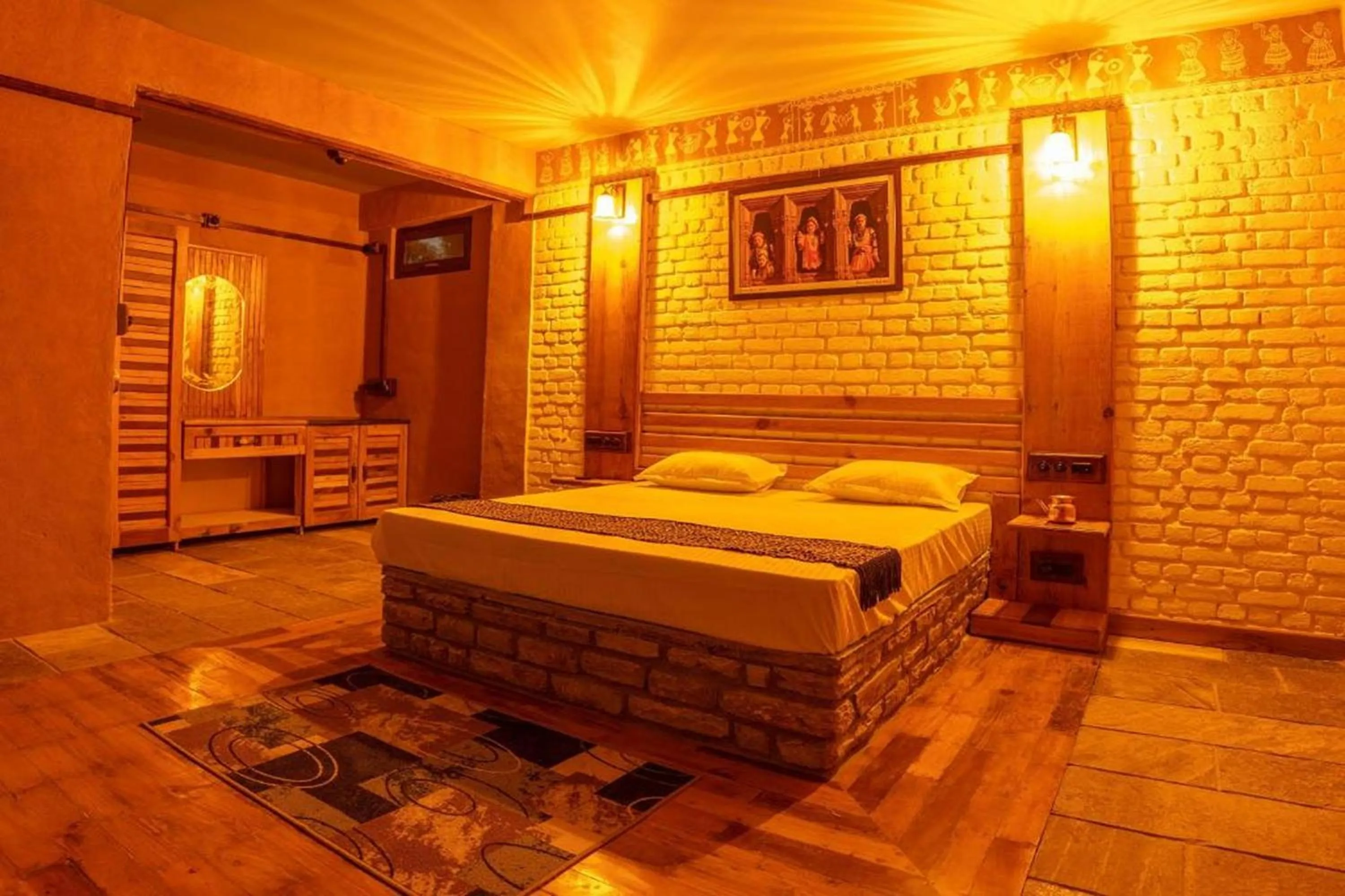 Bed in BluSalzz Homes - The Himalayan Bungalow, Almora - Uttarakhand