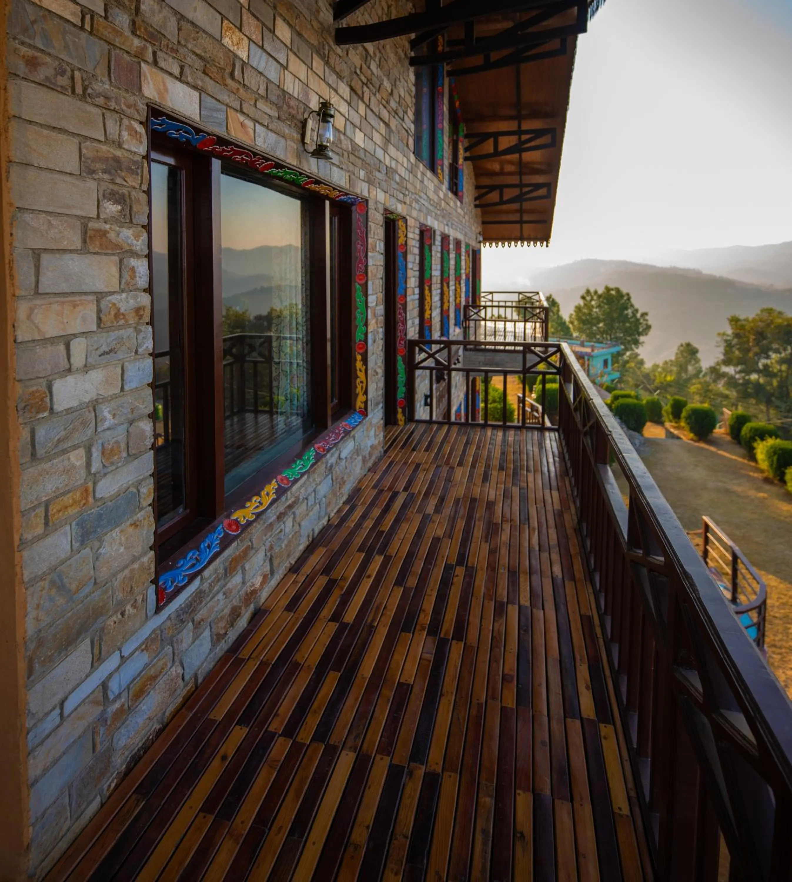 Balcony/Terrace in BluSalzz Homes - The Himalayan Bungalow, Almora - Uttarakhand