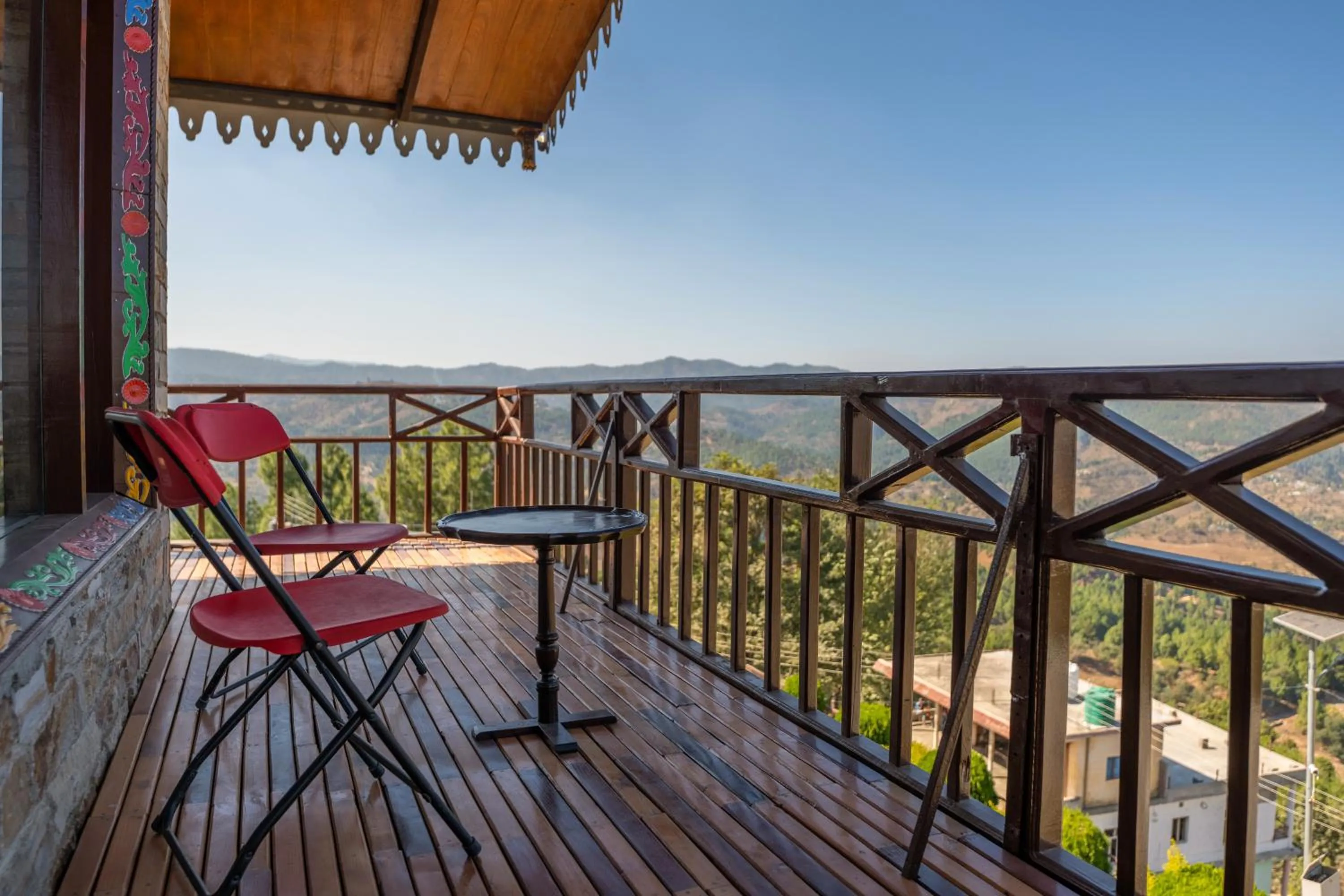 Balcony/Terrace in BluSalzz Homes - The Himalayan Bungalow, Almora - Uttarakhand