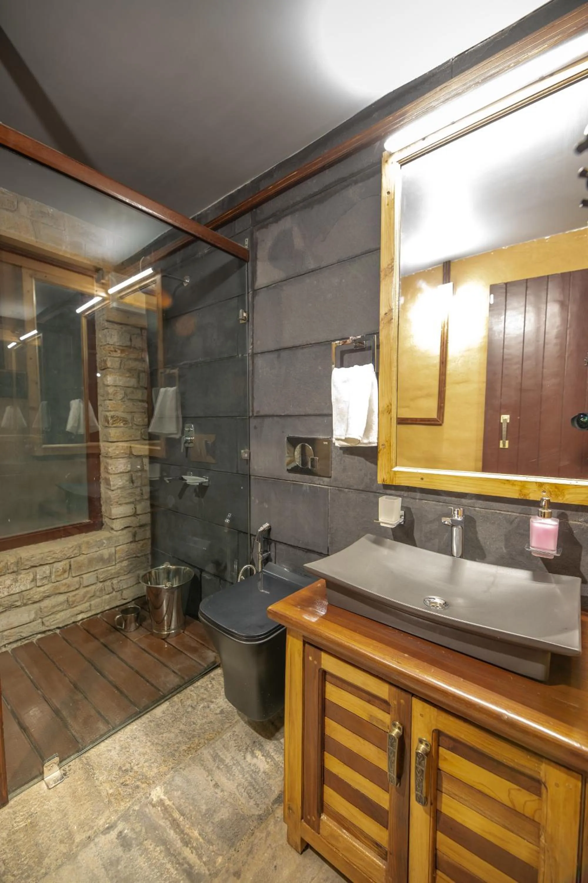 Bathroom in BluSalzz Homes - The Himalayan Bungalow, Almora - Uttarakhand