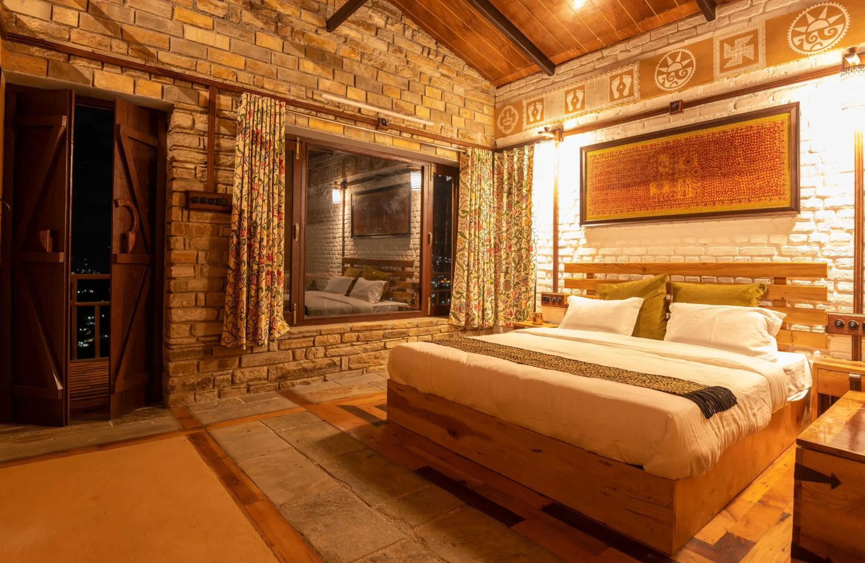 Bedroom, Bed in BluSalzz Homes - The Himalayan Bungalow, Almora - Uttarakhand