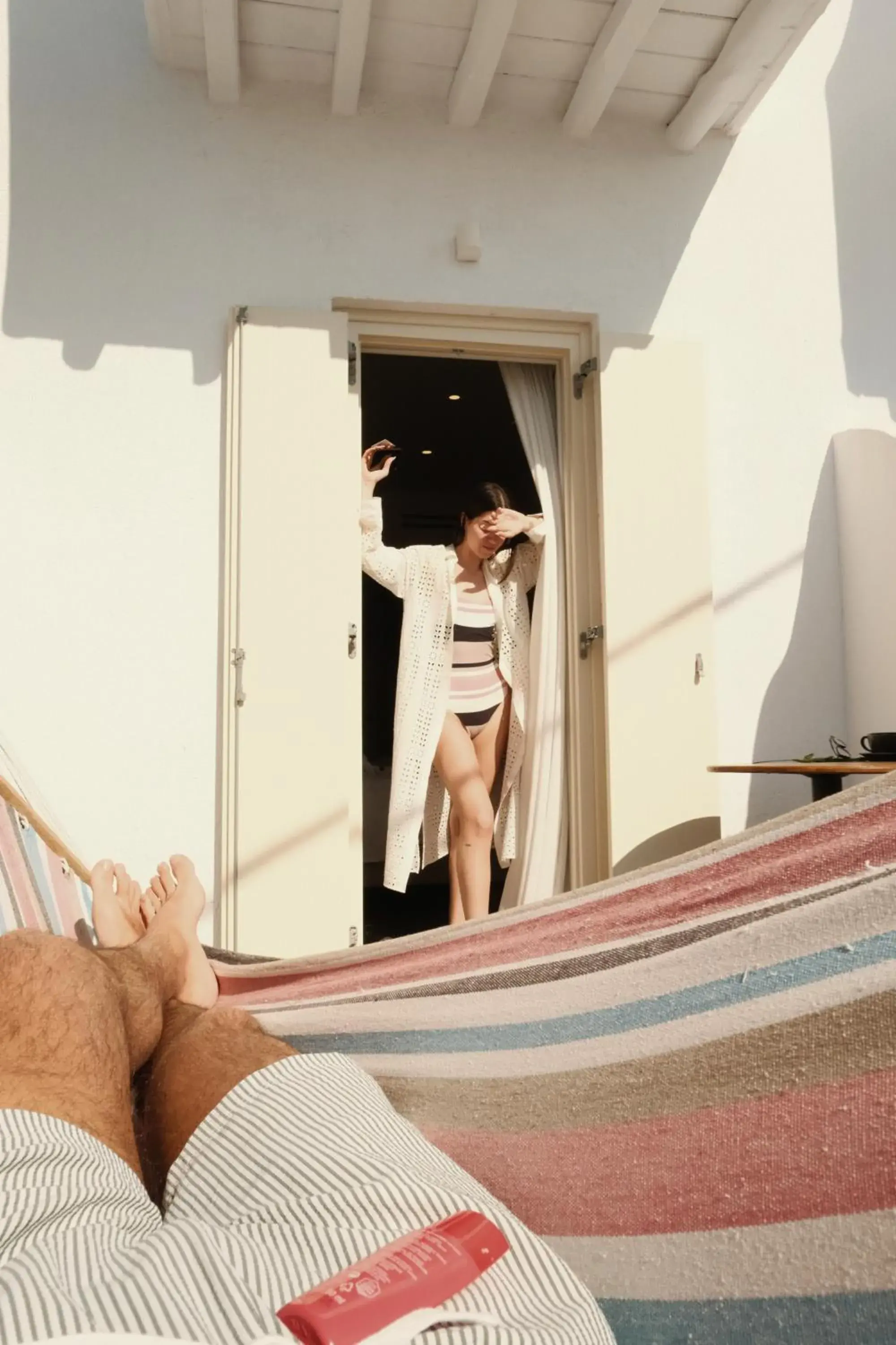 Day in Yalos Hotel Sunset view Mykonos town private rooms Day in Yalos Hotel Sunset view Mykonos town private rooms