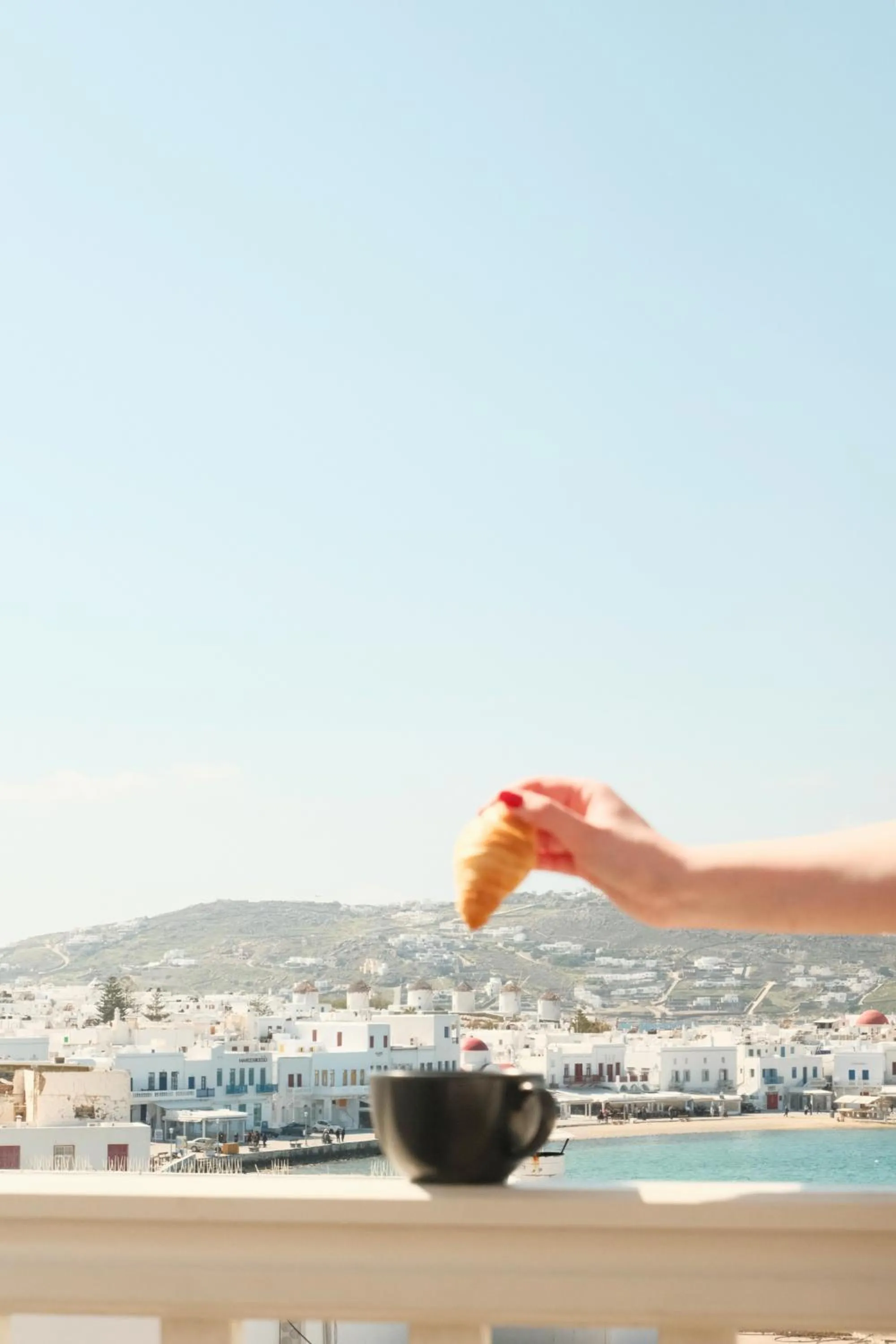 Yalos Hotel Sunset view Mykonos town private rooms