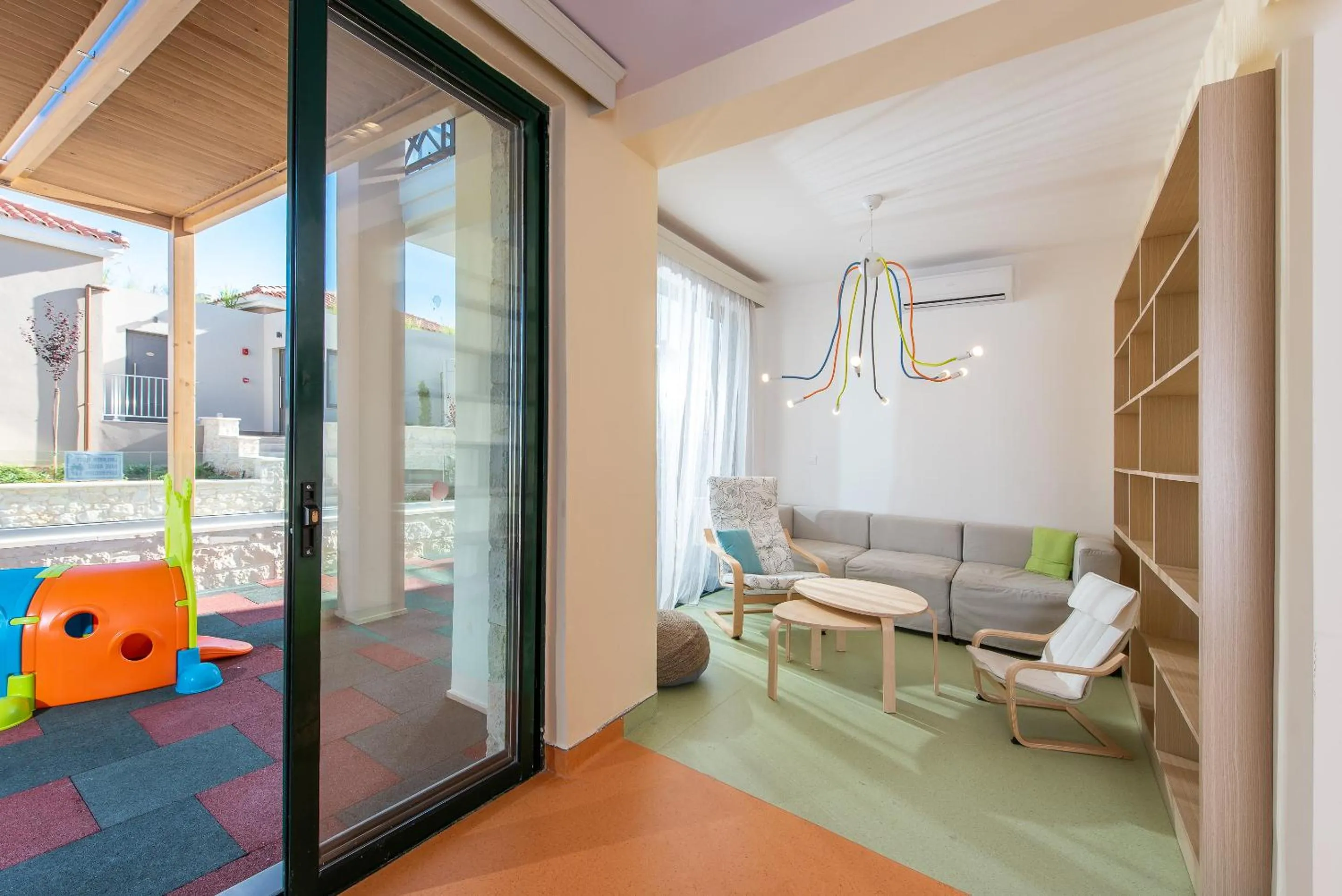 Children play ground in Caldera Village