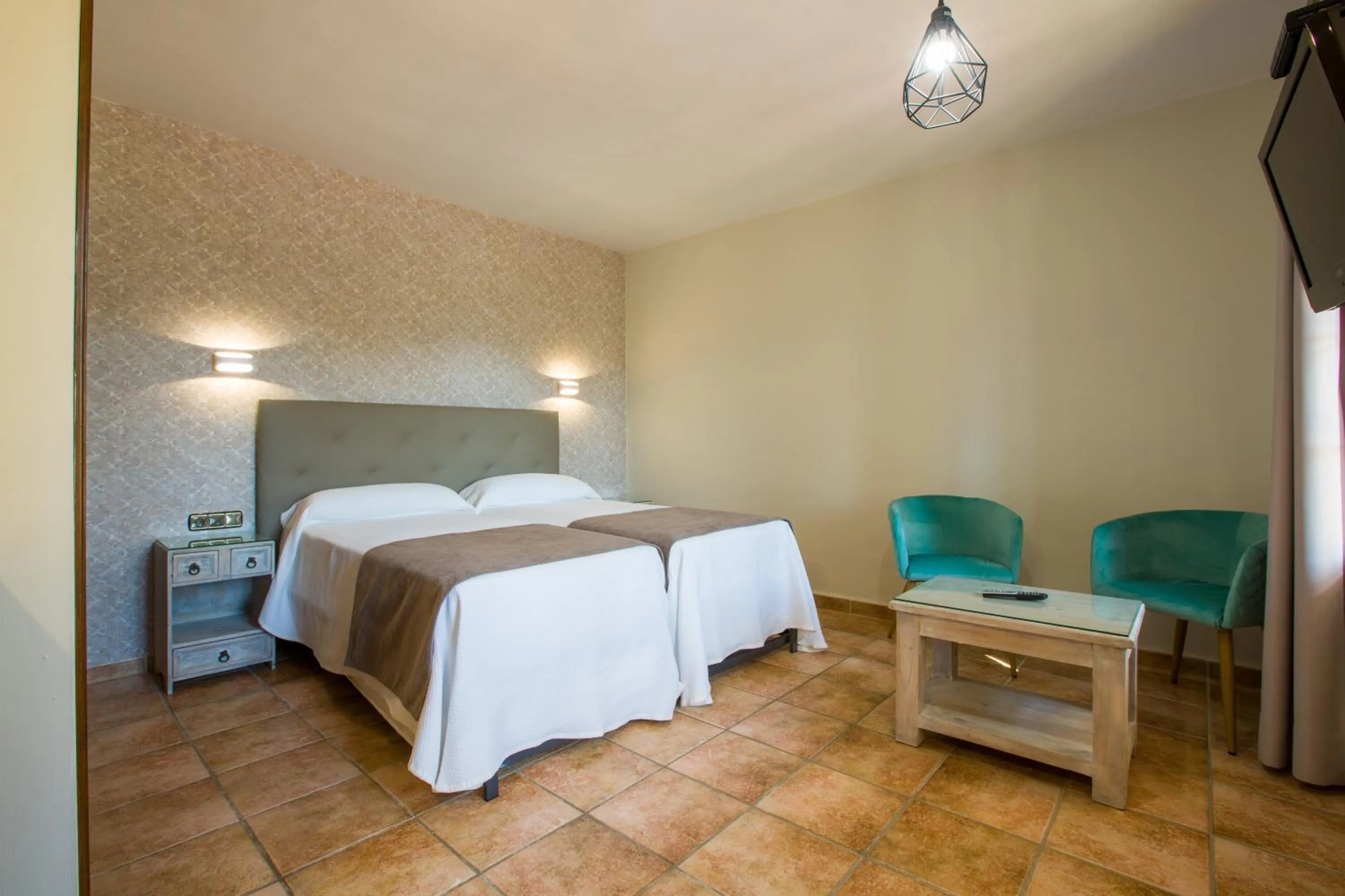 Bedroom, Bed in Hostal Don Joaquín Alora