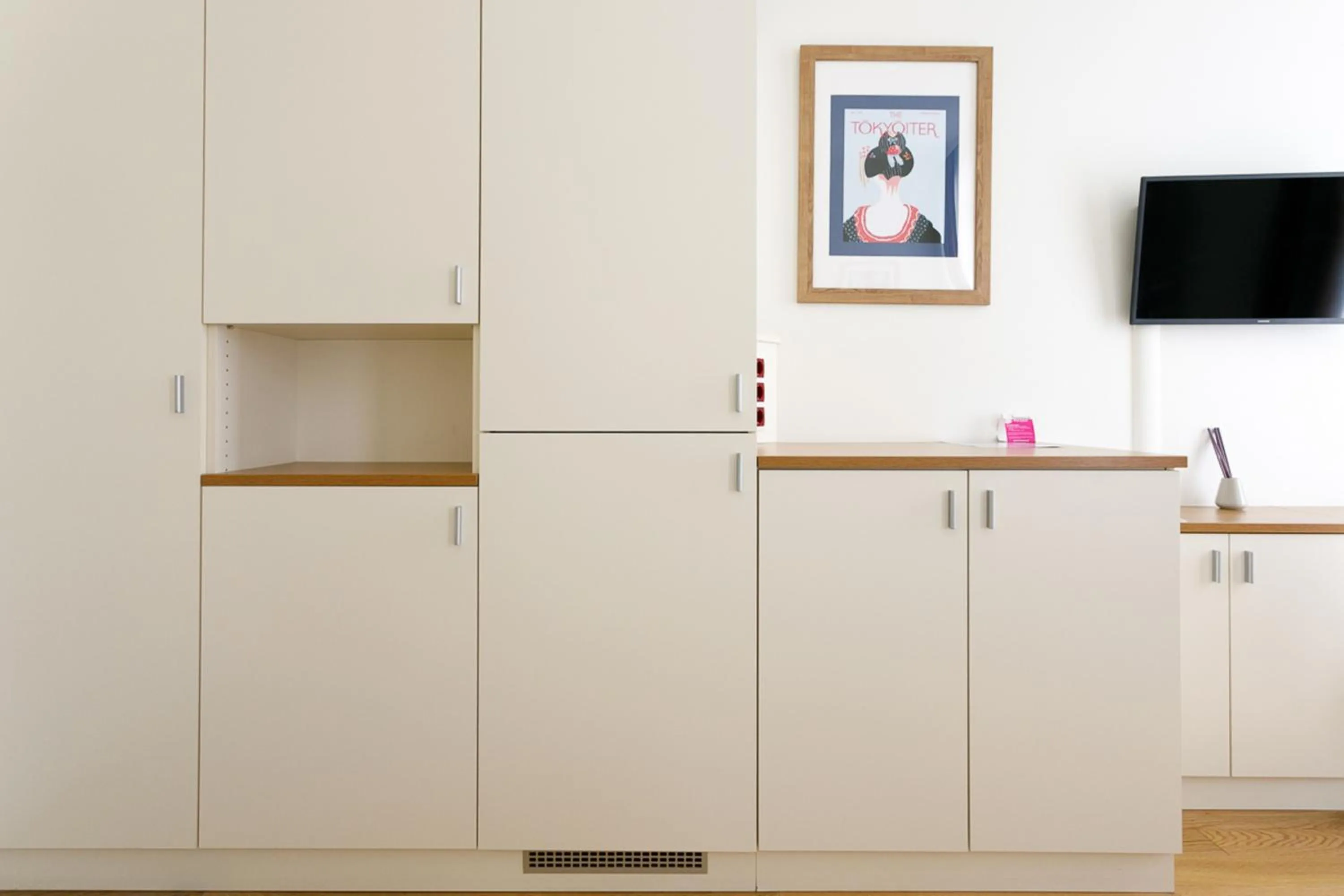 Kitchen or kitchenette in Riess City Rooms - Self Check-in