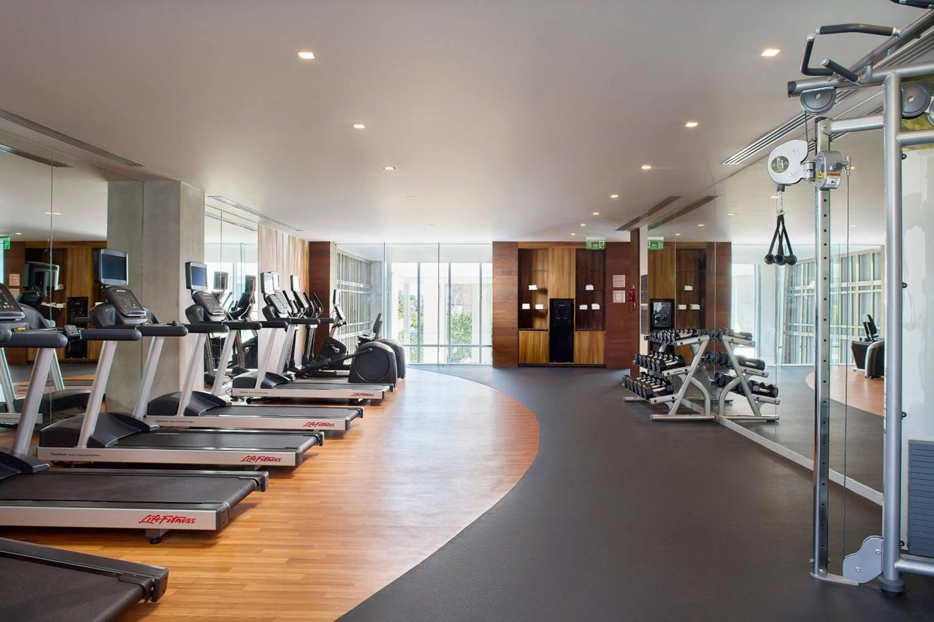 Fitness centre/facilities in Courtyard by Marriott Merida Downtown