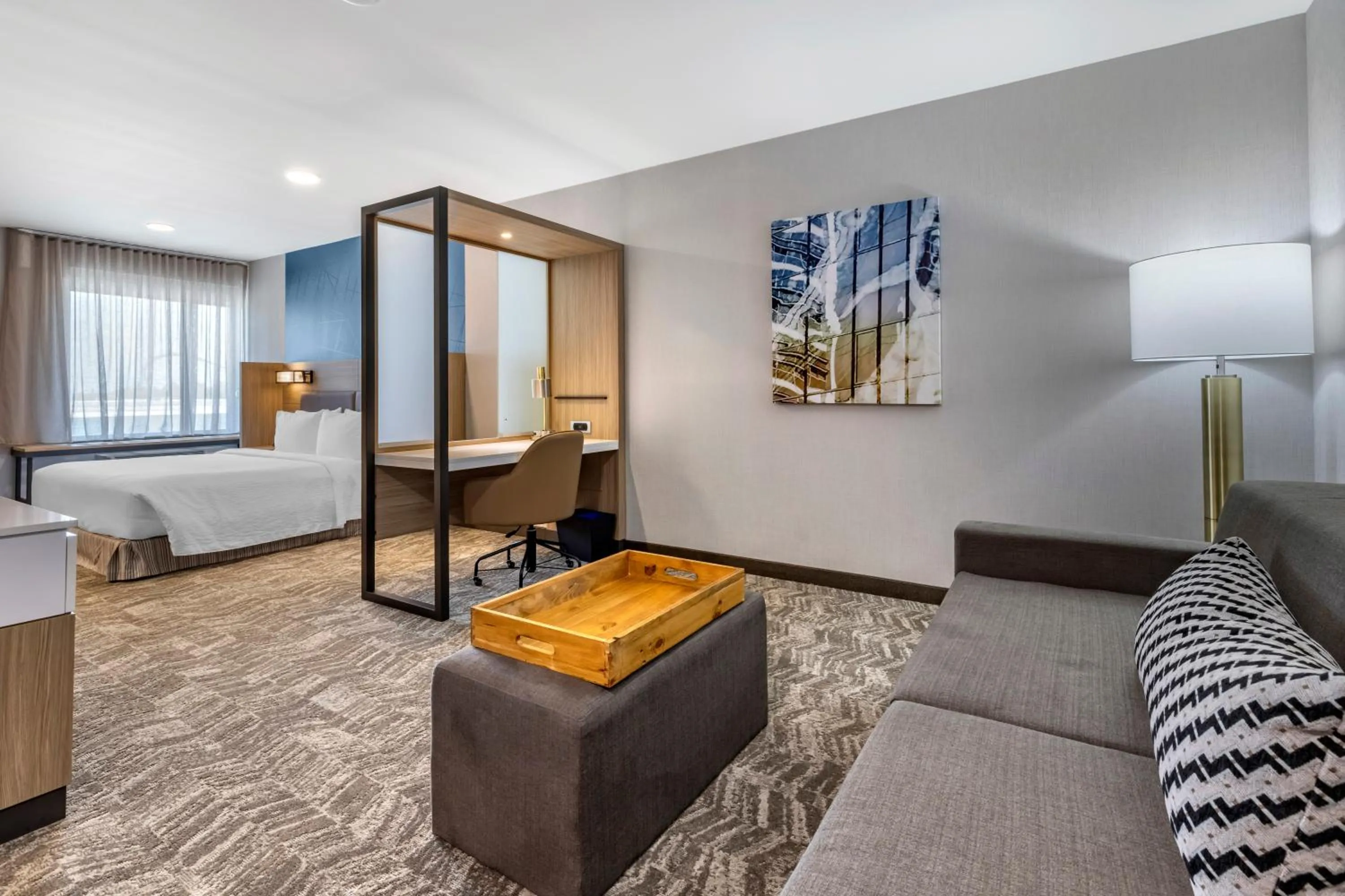 Bed in SpringHill Suites by Marriott Anaheim Placentia Fullerton