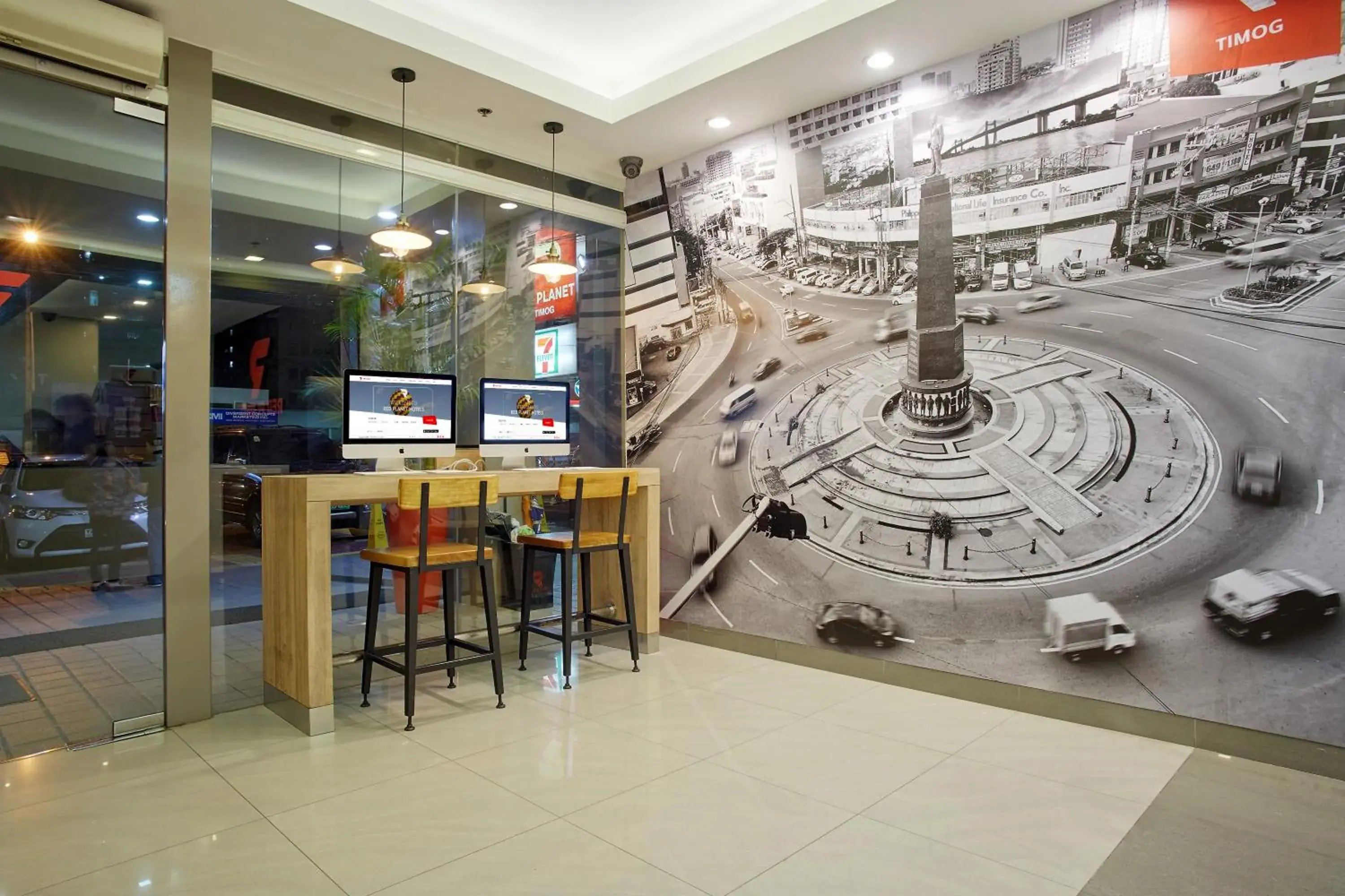 Lobby or reception in Red Planet Quezon City Timog Lobby or reception in Red Planet Quezon City Timog