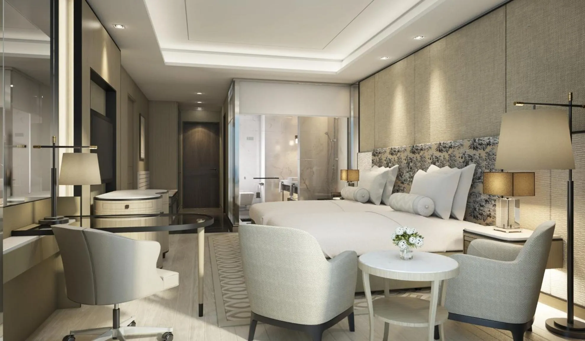 Bedroom in The Leela Bhartiya City Bengaluru