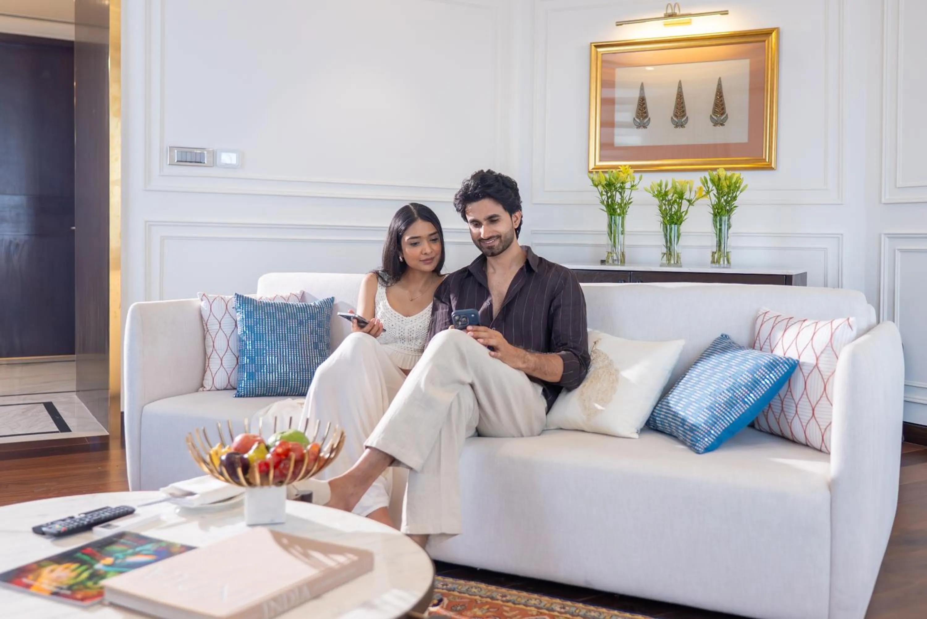 Bedroom in The Leela Bhartiya City Bengaluru