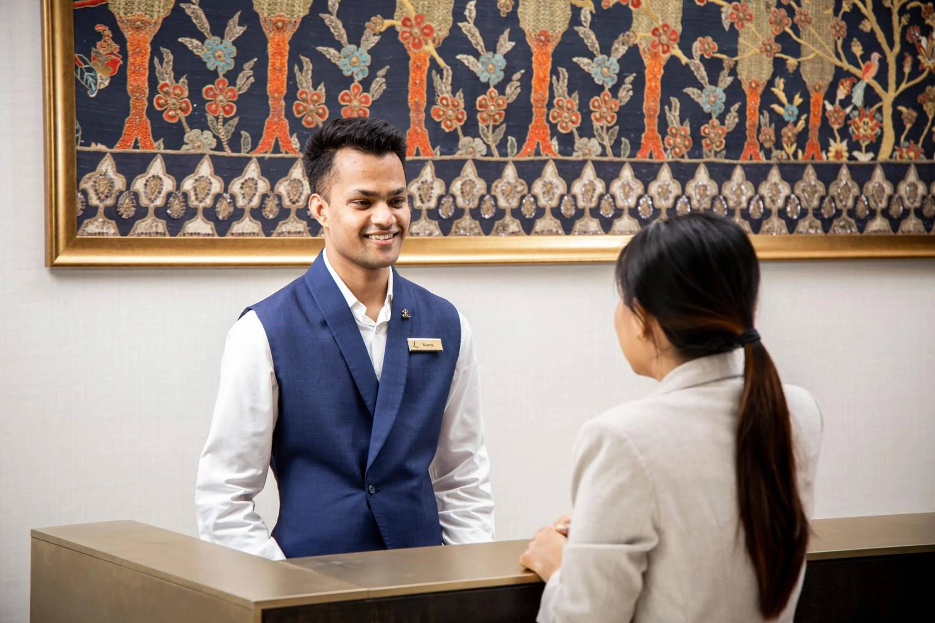 Lobby or reception in The Leela Bhartiya City Bengaluru