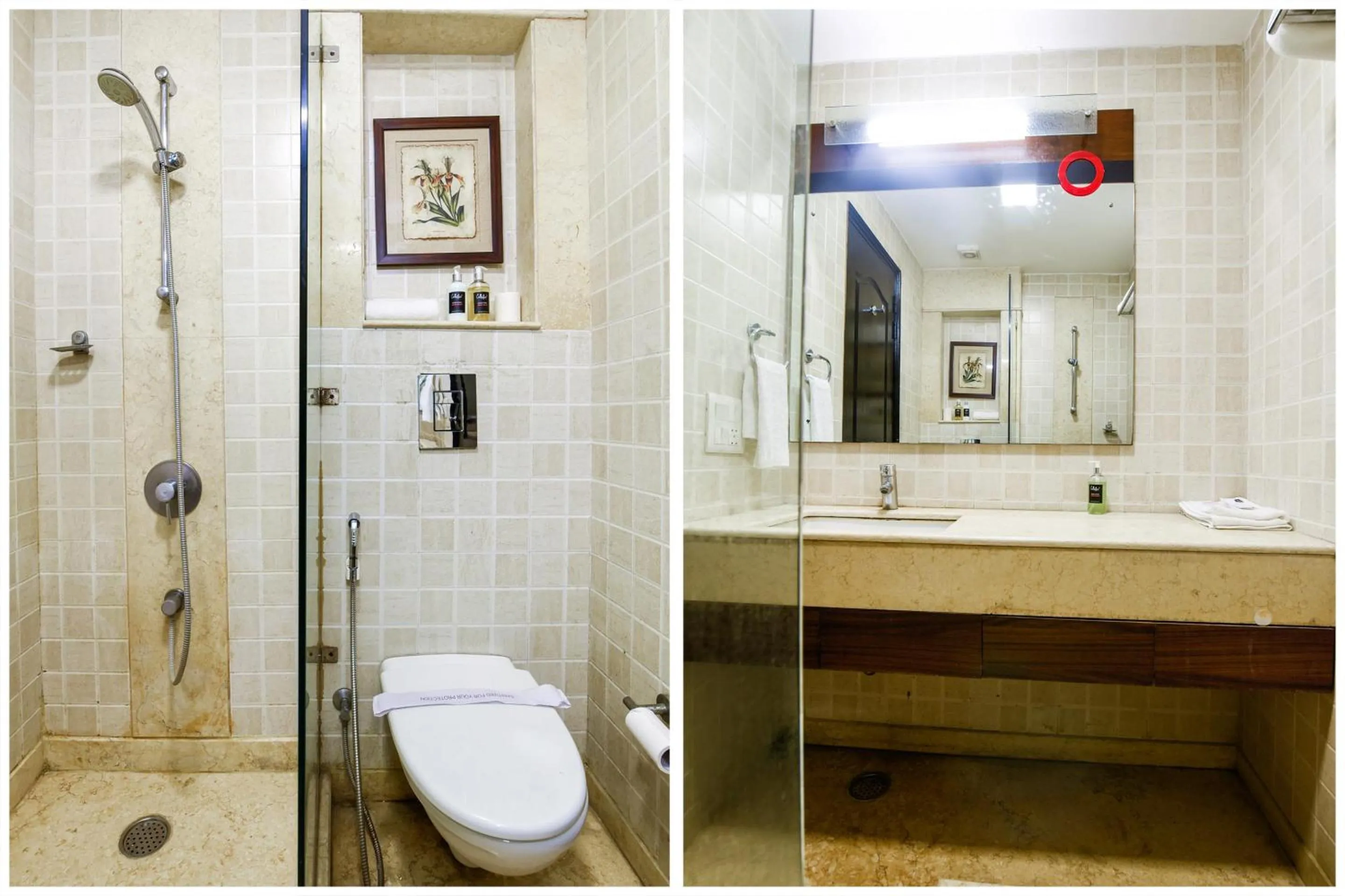 Bathroom in Hotel O Venkata Sai Sadan Mathrusree Nagar