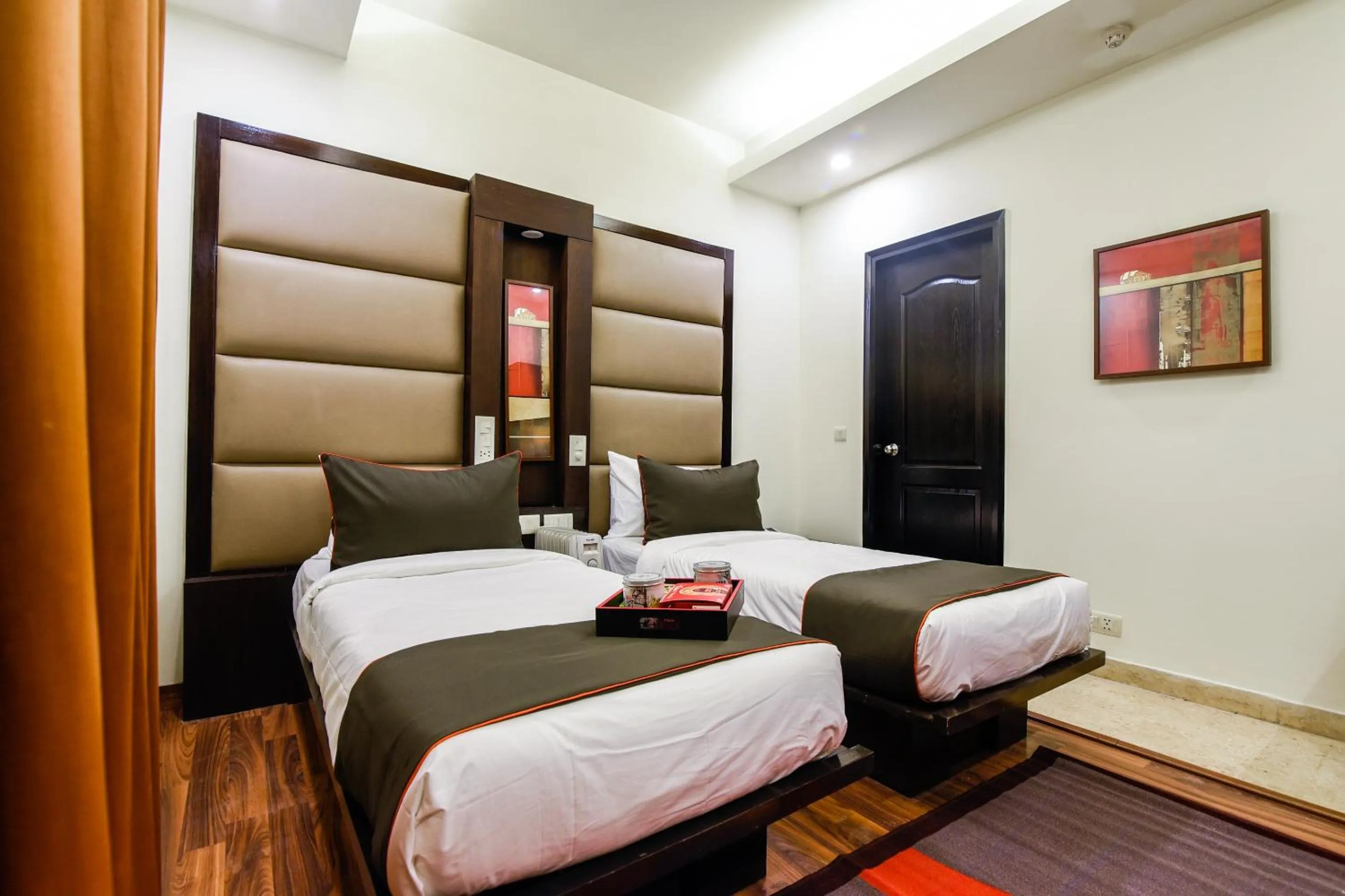 Bedroom, Bed in Hotel O Venkata Sai Sadan Mathrusree Nagar