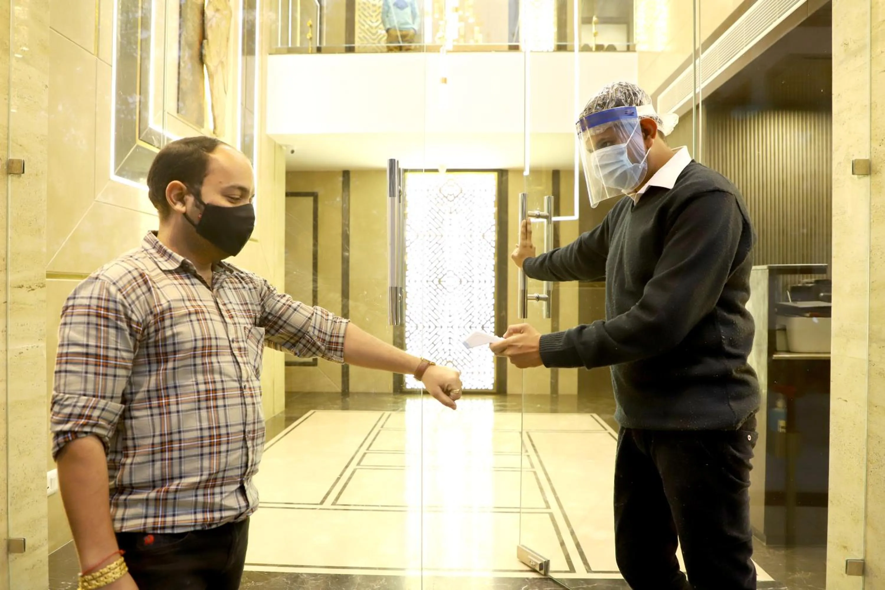 Staff in Hotel Grand Girdhar