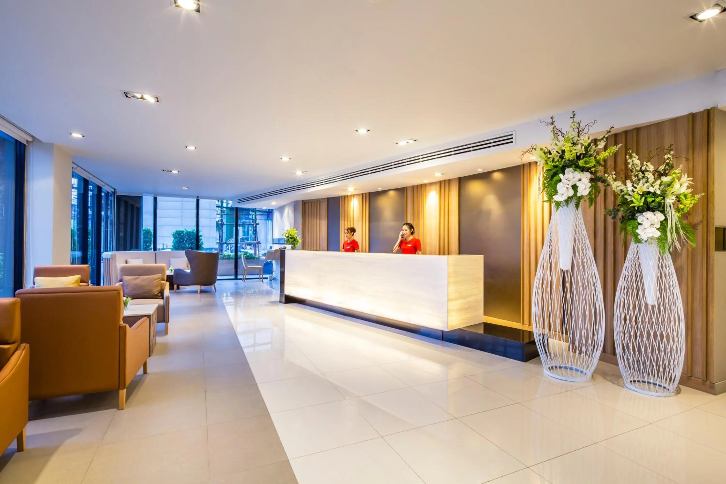 Lobby or reception in Pacific Park Hotel