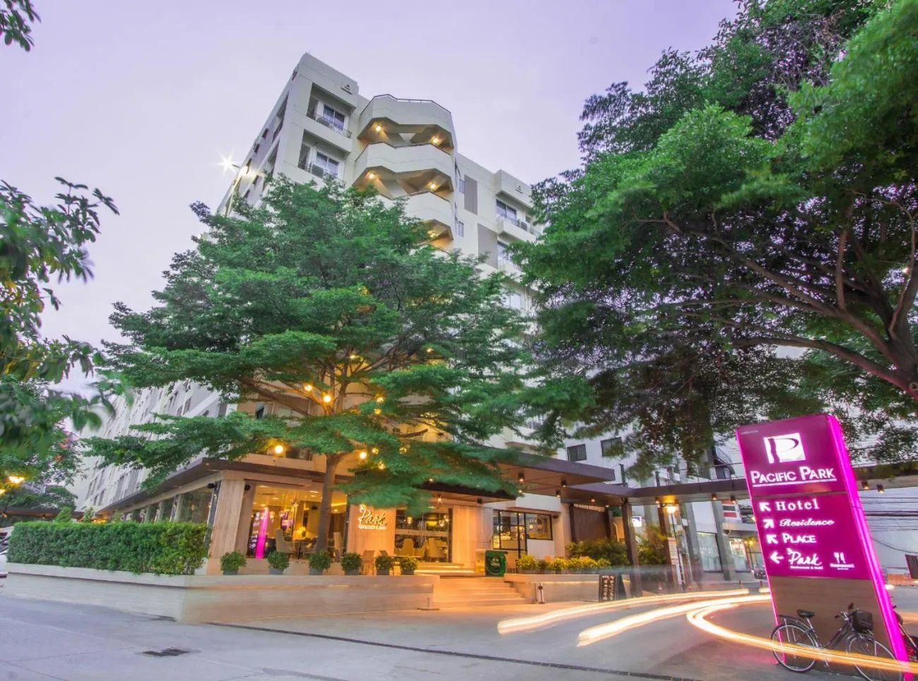 Property building in Pacific Park Hotel