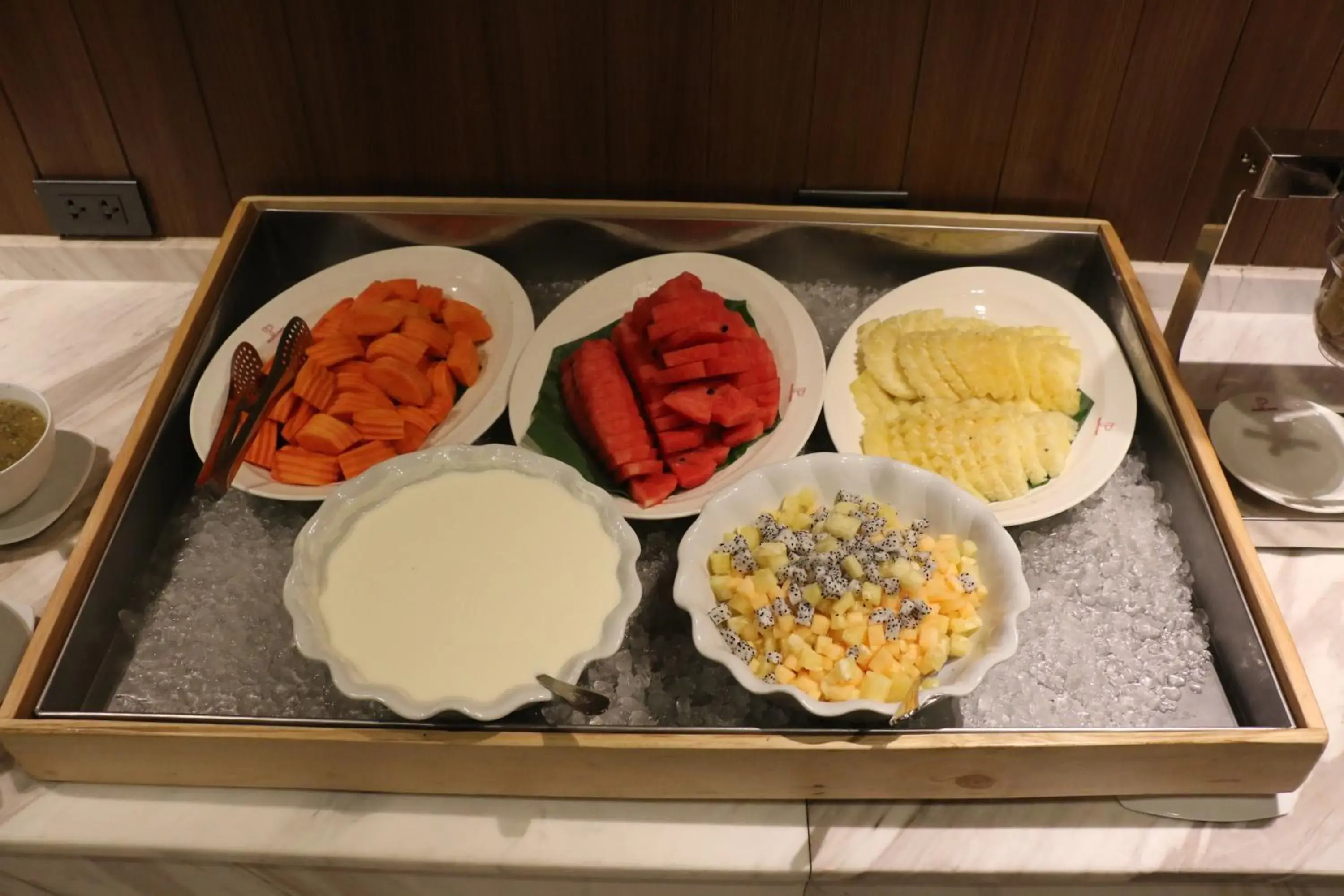 Buffet breakfast in Pacific Park Hotel Buffet breakfast in Pacific Park Hotel