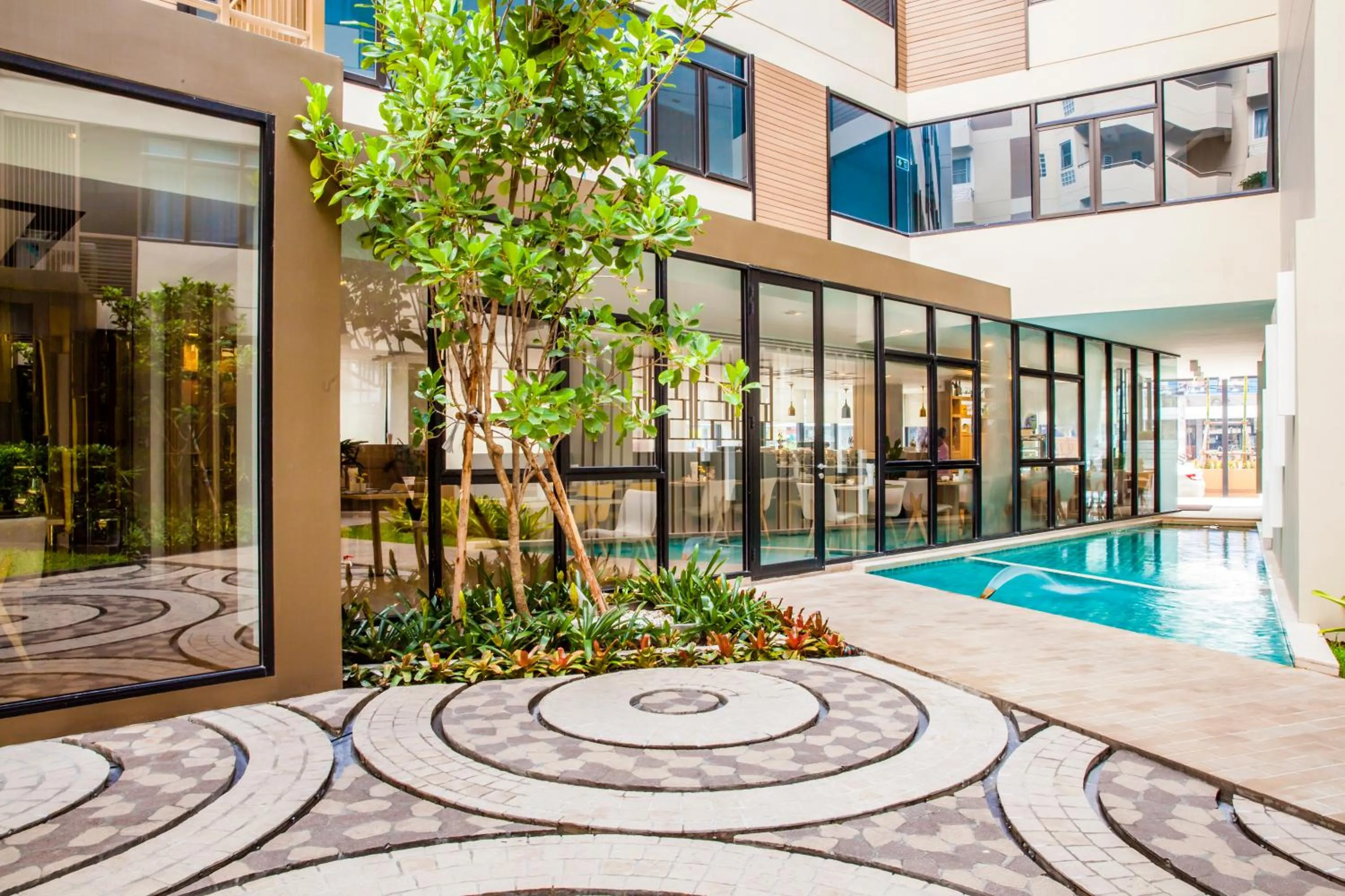 Property building in Pacific Park Hotel