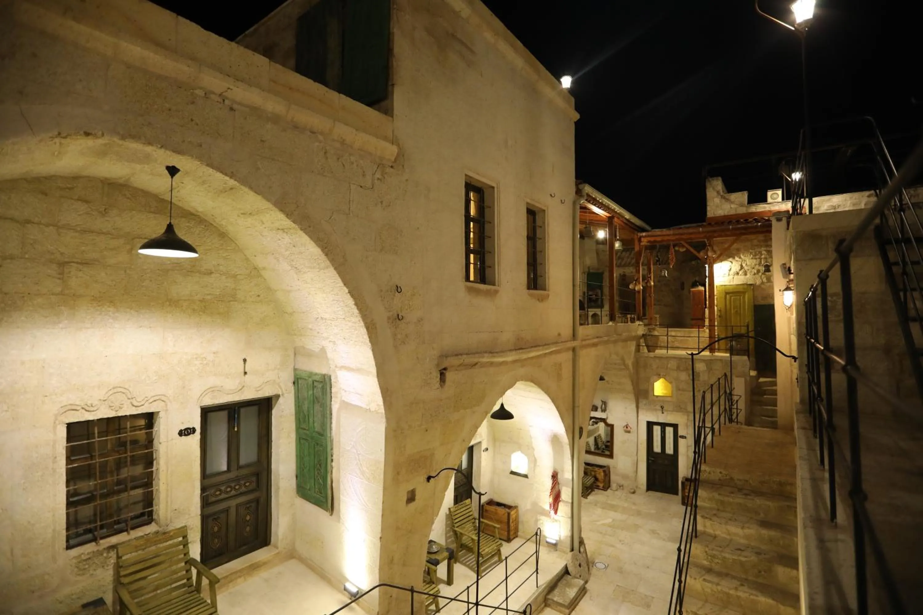 Property building in Hancı Cave Hotel
