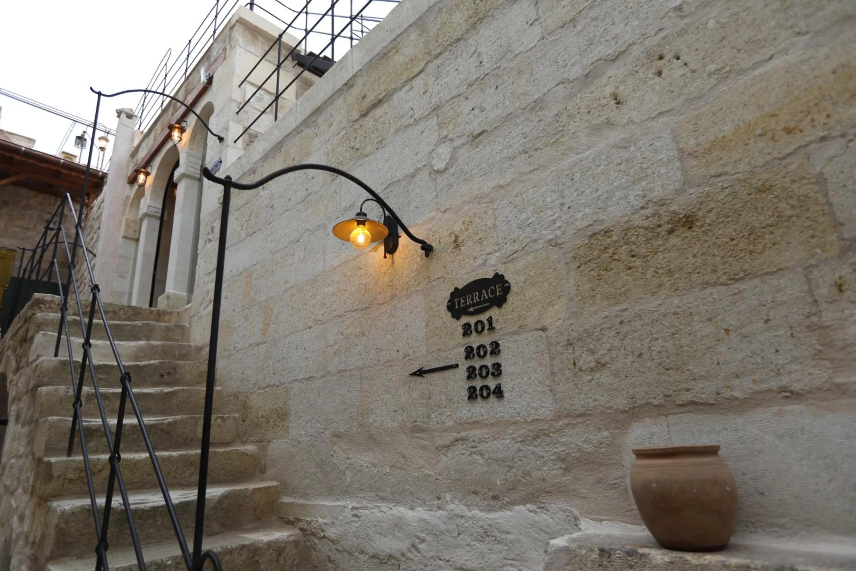 Property building in Hancı Cave Hotel