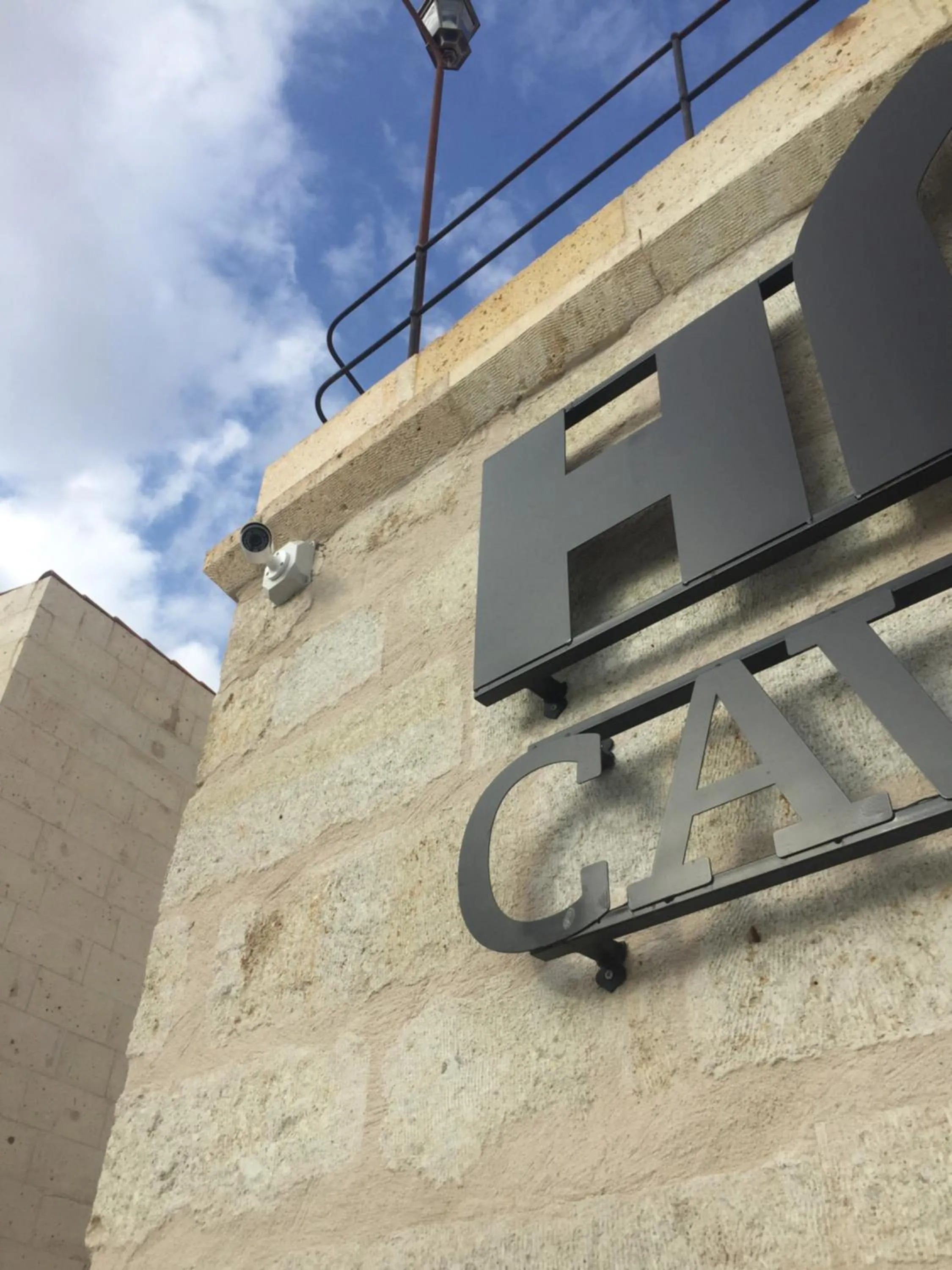 Property building in Hancı Cave Hotel