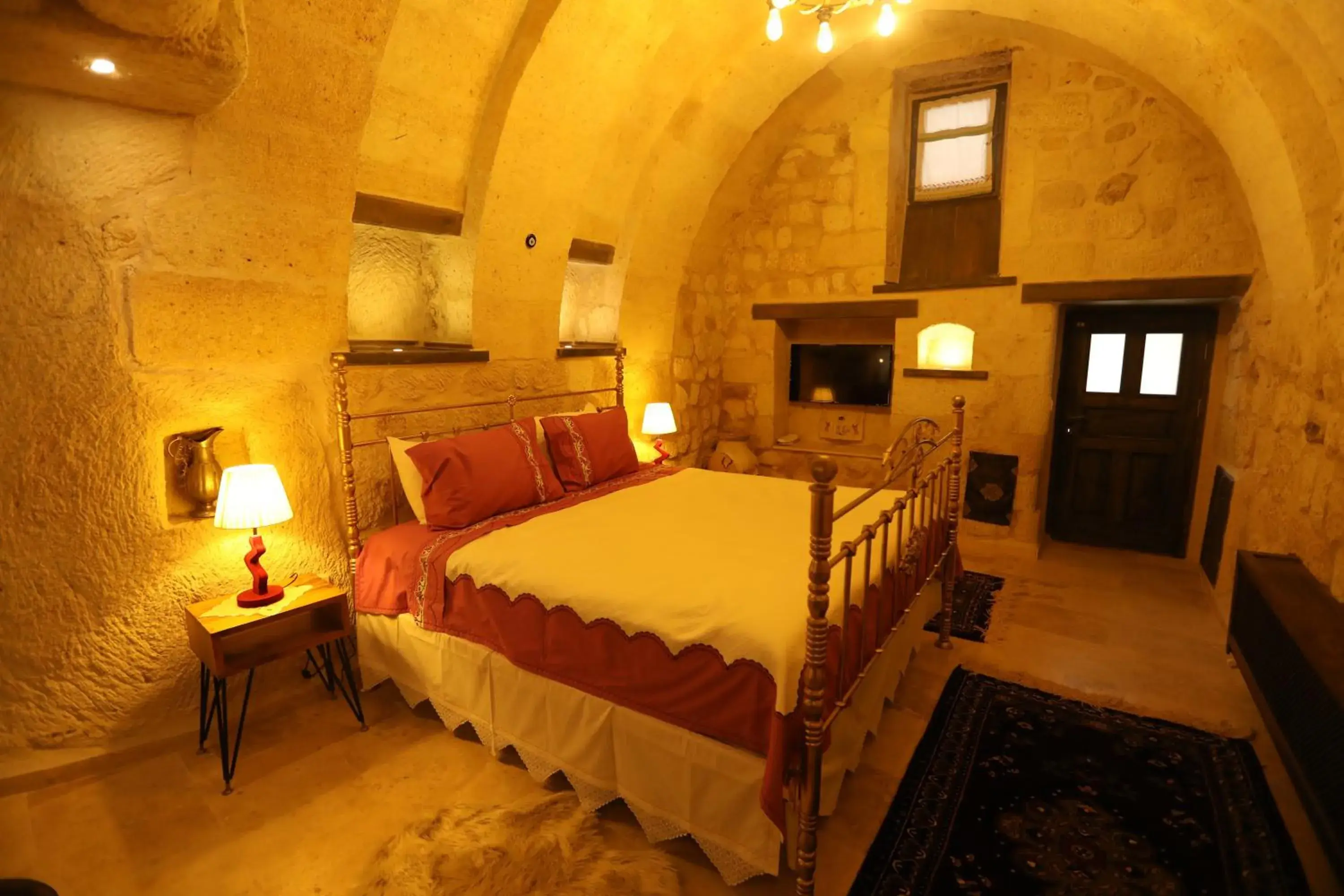 Bed in Hancı Cave Hotel Bed in Hancı Cave Hotel